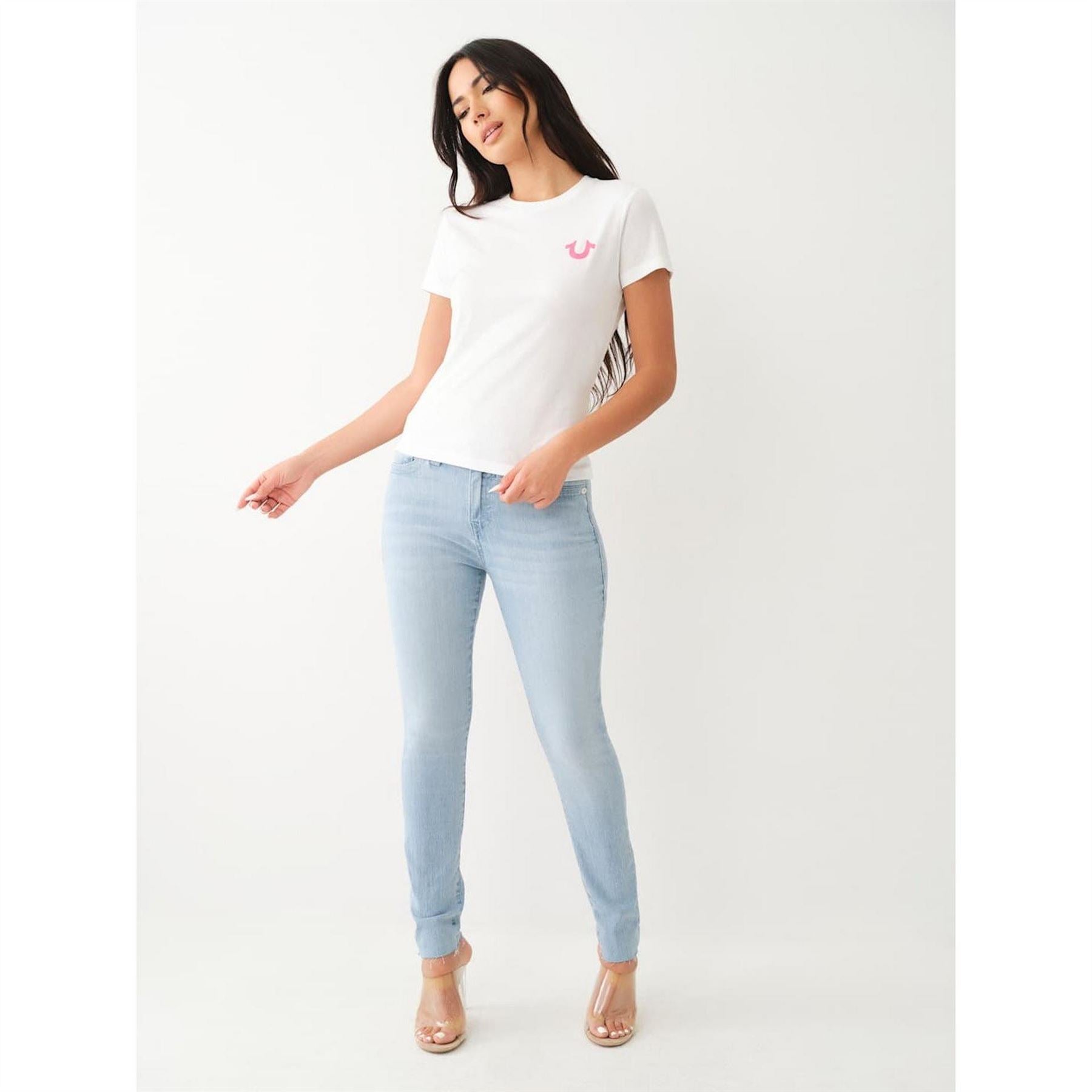 True Religion Buddha Print Regular Fit Crew Neck T-Shirt