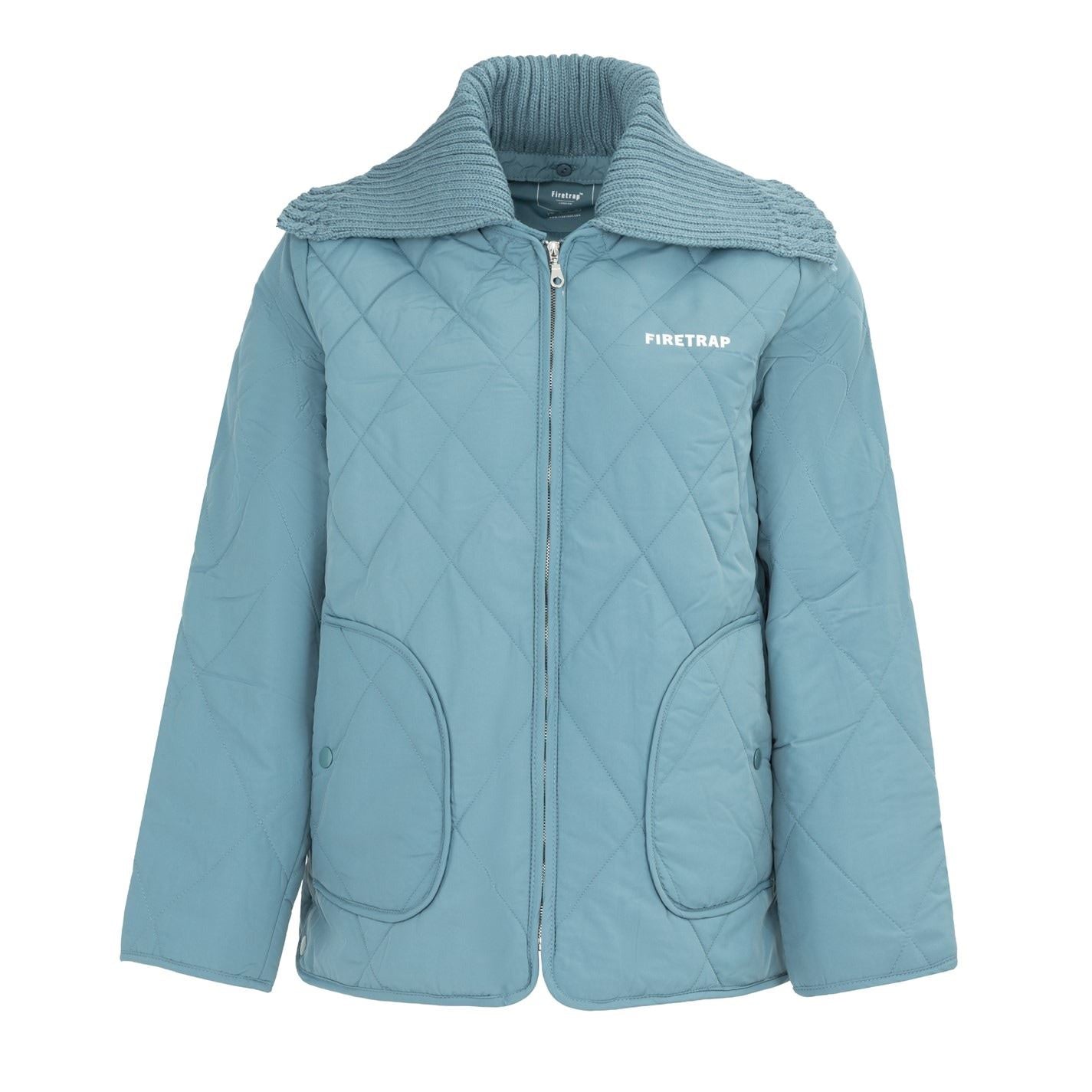 Firetrap Long Sleeve Hip Length Quilted Jacket