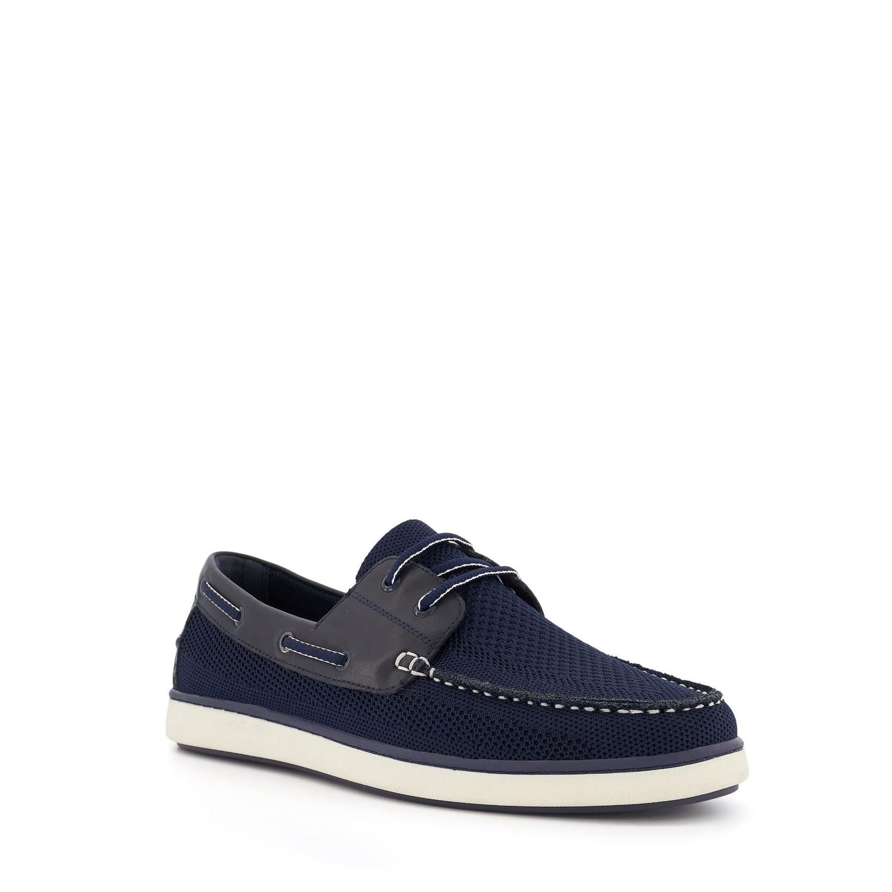 Dune London Flat Heel Round Toe Boat Shoes