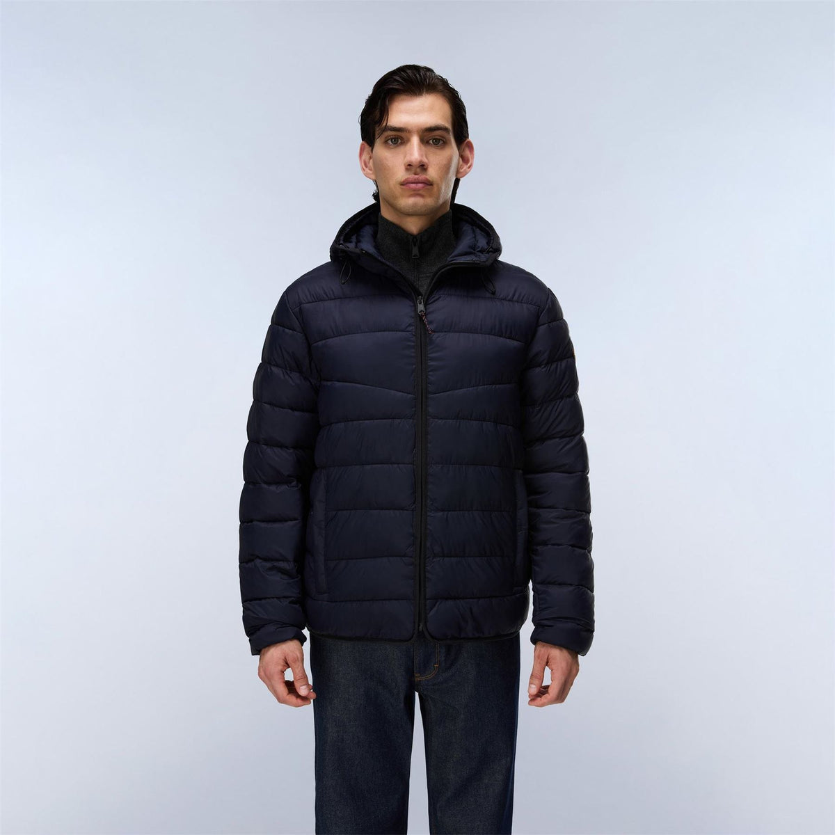 Napapijri Aerons Full Zip Hooded Short Puffer Jacket