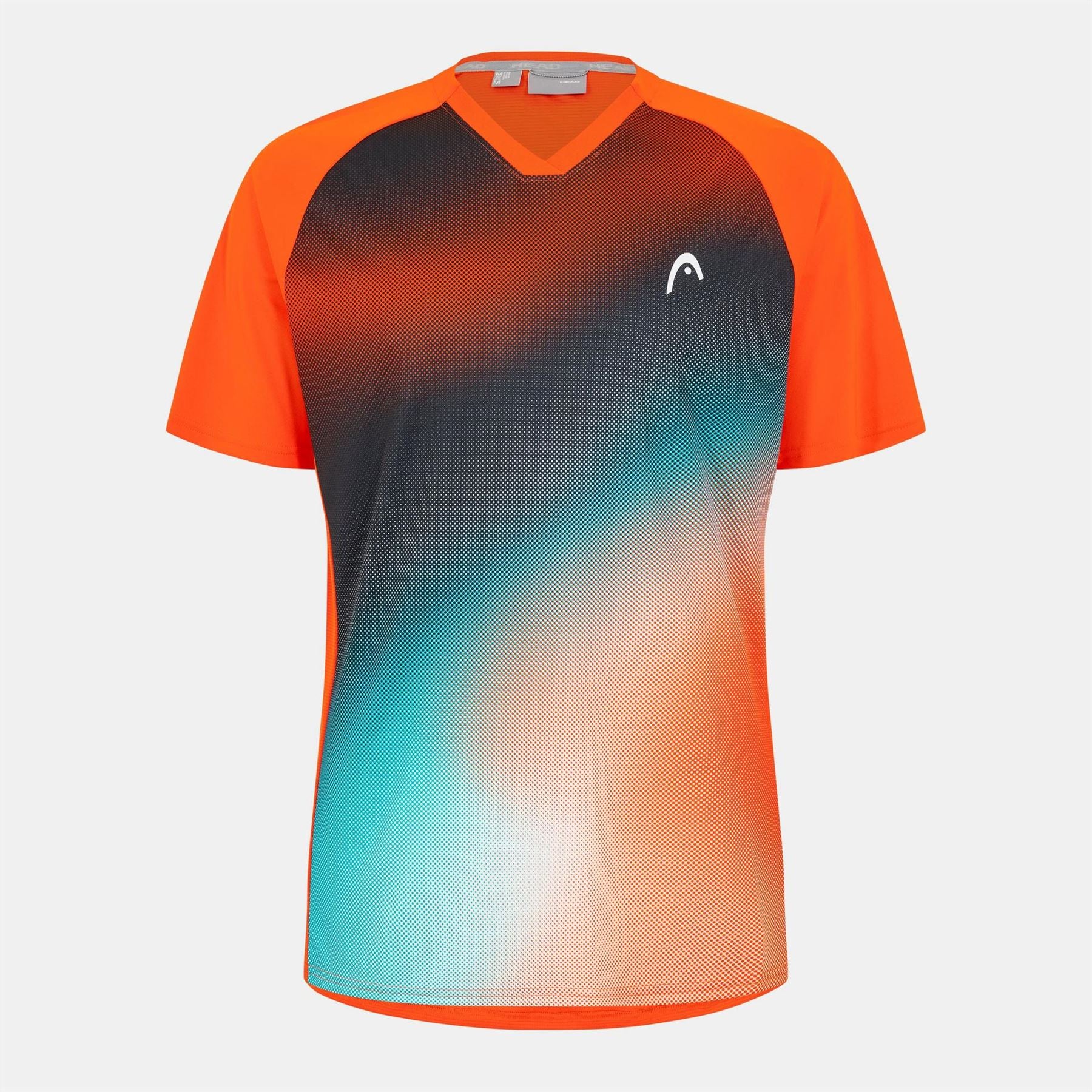 HEAD Topspin V-Neck Raglan Short Sleeve Jersey T-Shirt