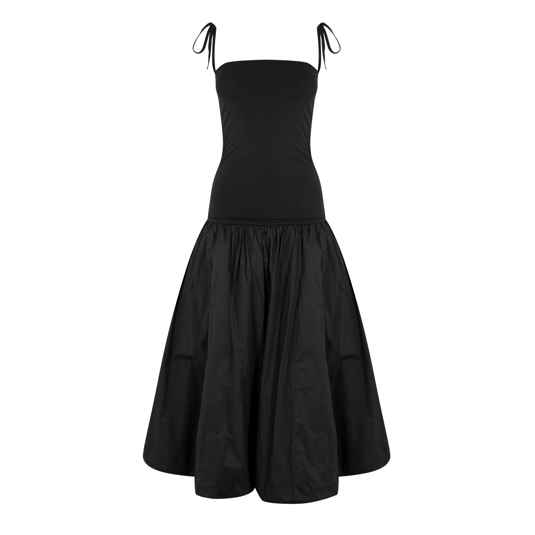 AmyLynn Amy Lynn Alexa Shoulder Tie Ultra Mini Peplum Dress