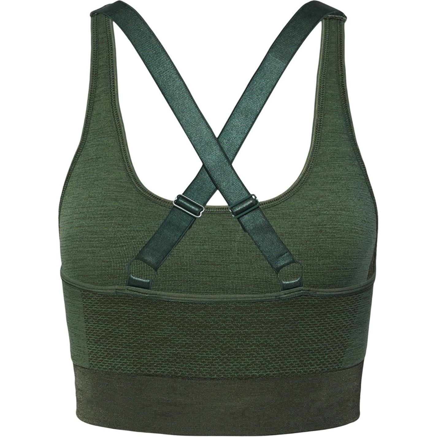Hummel Womens Seamless Clear Medium Support Support Bra