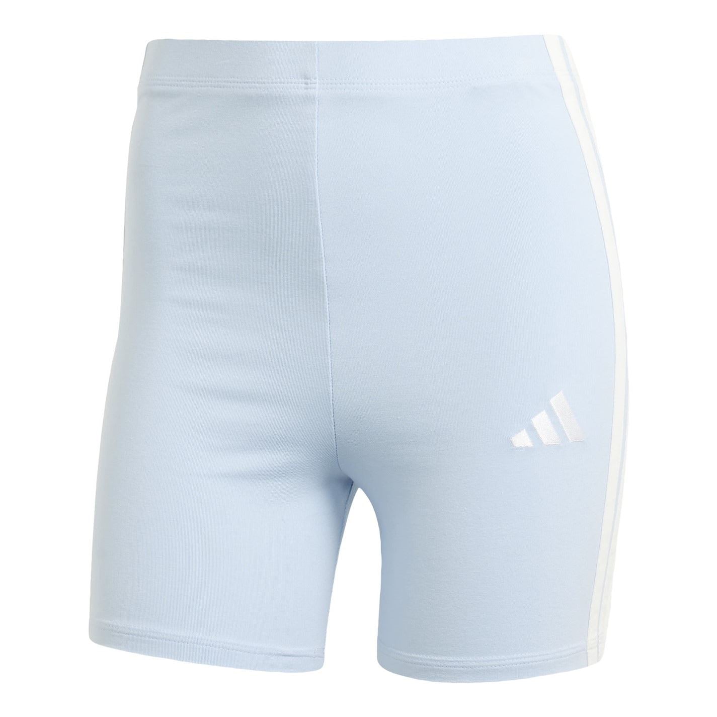 adidas Womens Essentials 3 Stripe Biker Shorts