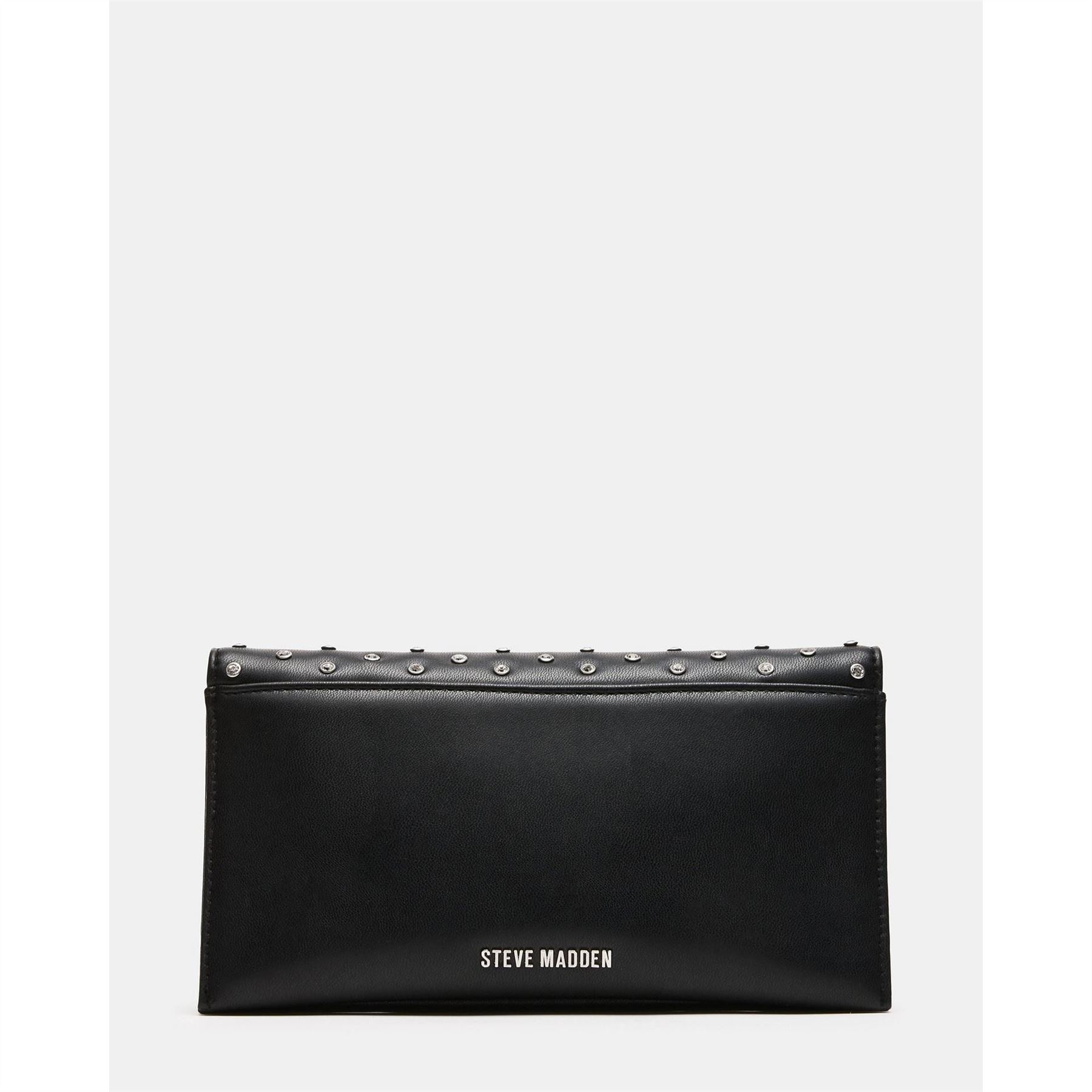 Steve Madden Novelty Patterned Rectangle Clutch with Chain