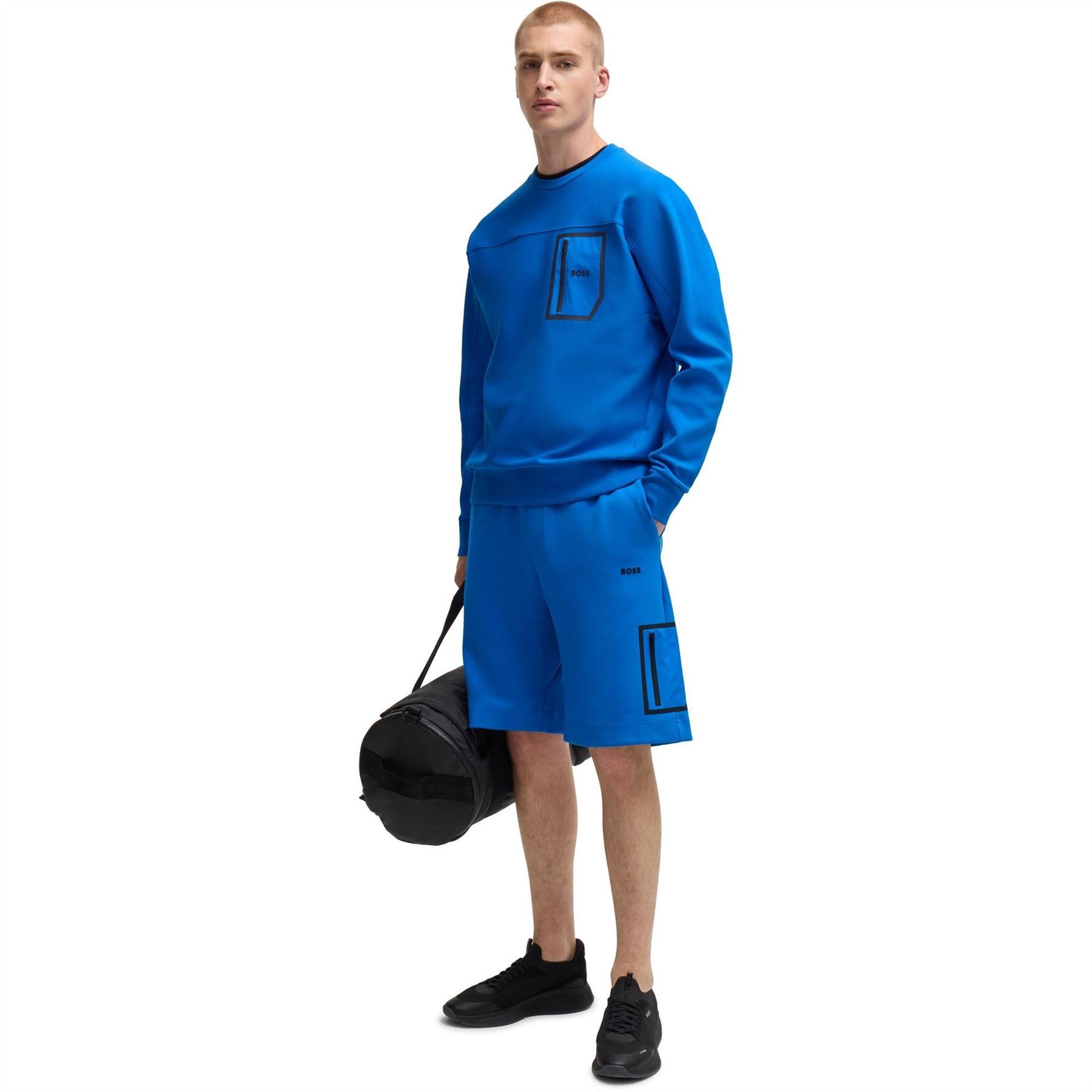 Boss Dynamic Reflective Print Sweatshirt
