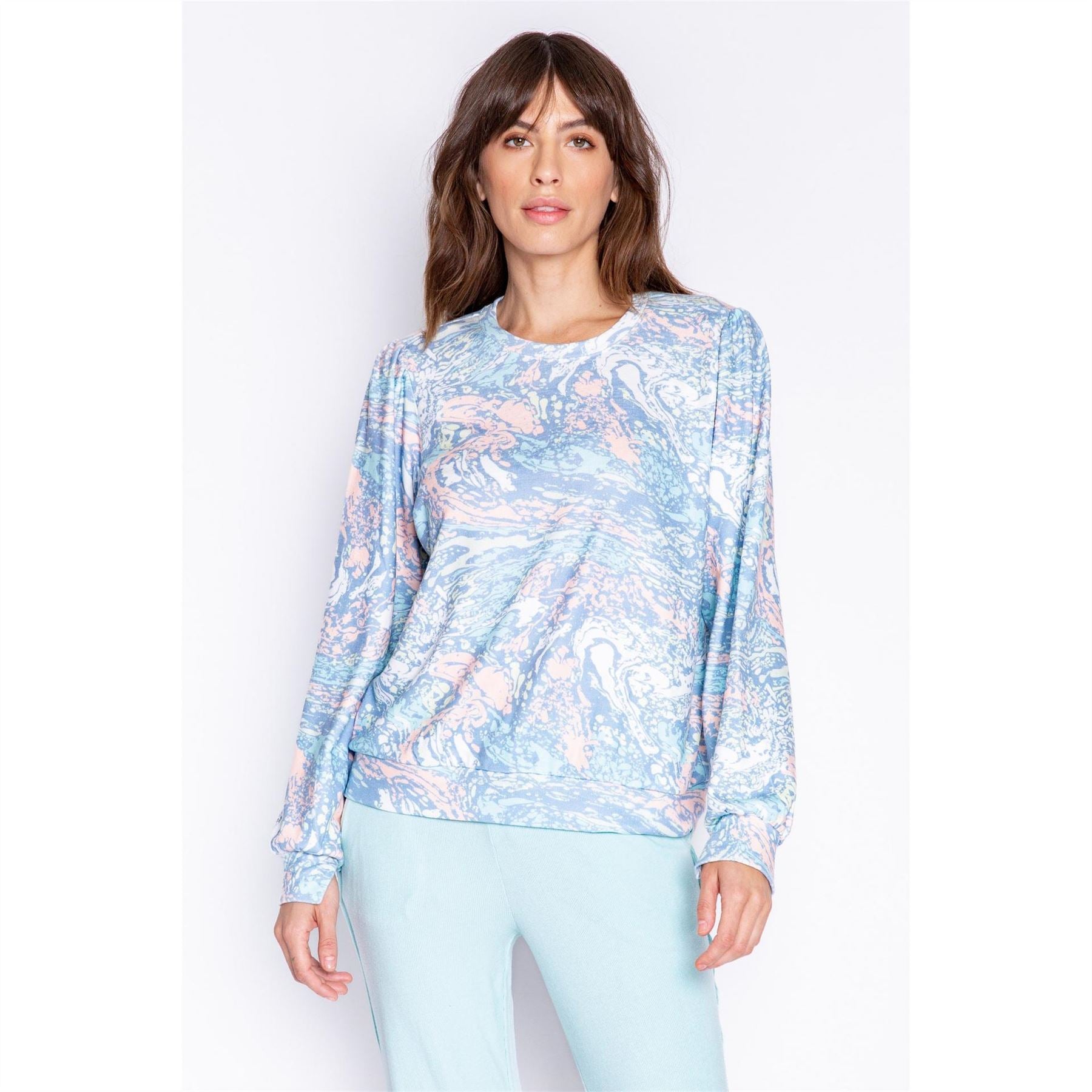PJ Salvage Salv Tie Die Watercolour Shirt