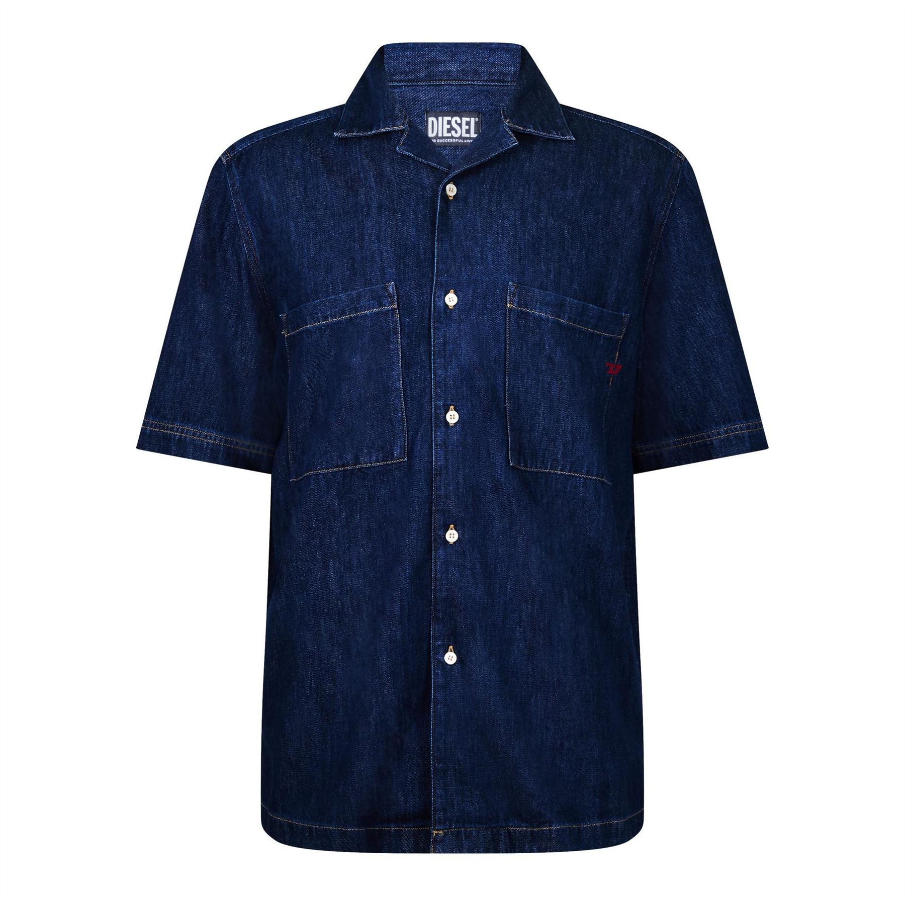 Diesel Mens D Paroshort Plain Shirt