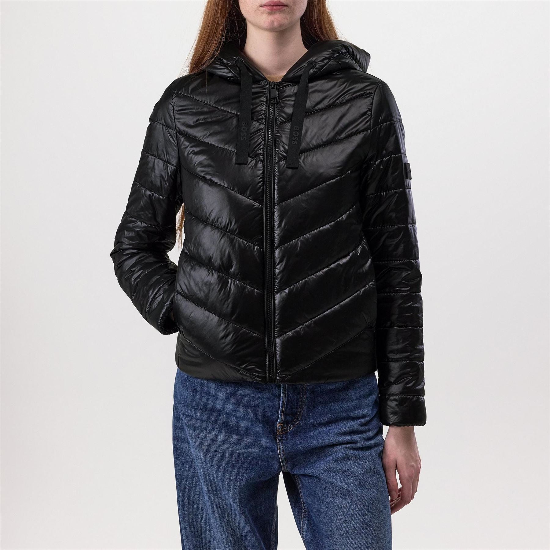 Boss Palatori  Orange Short Puffer Jacket