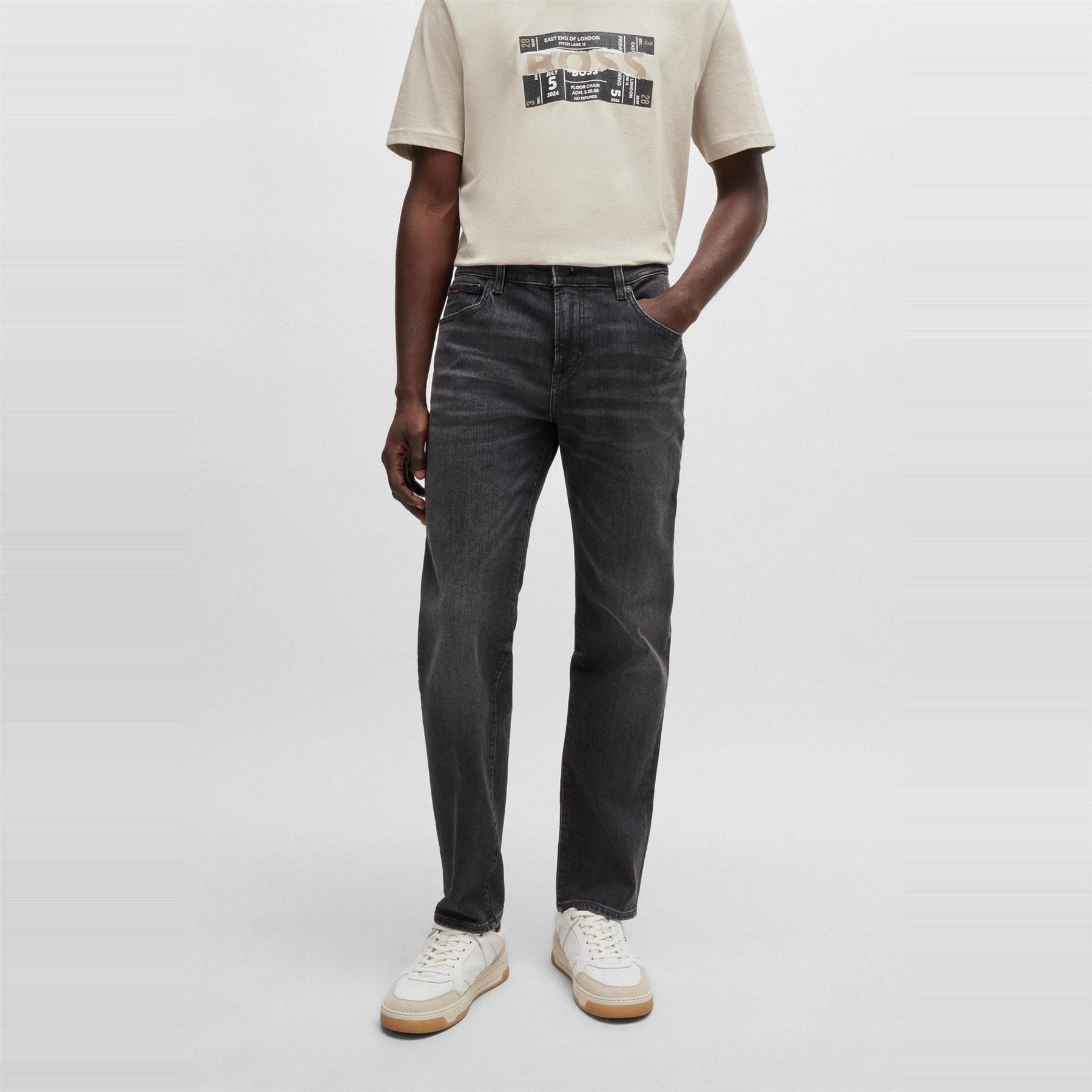 Boss Slim Fit Five Pocket Design Jeans