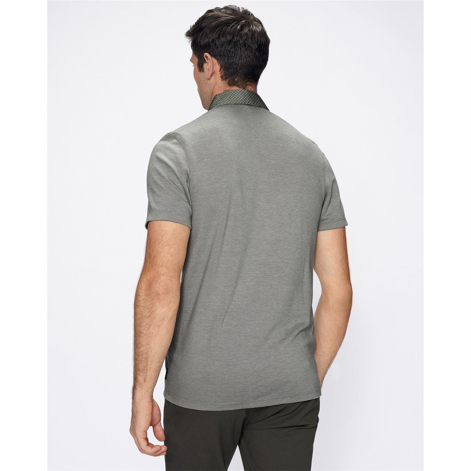 Ted Baker Frend Polka Short Sleeve Polo Shirt