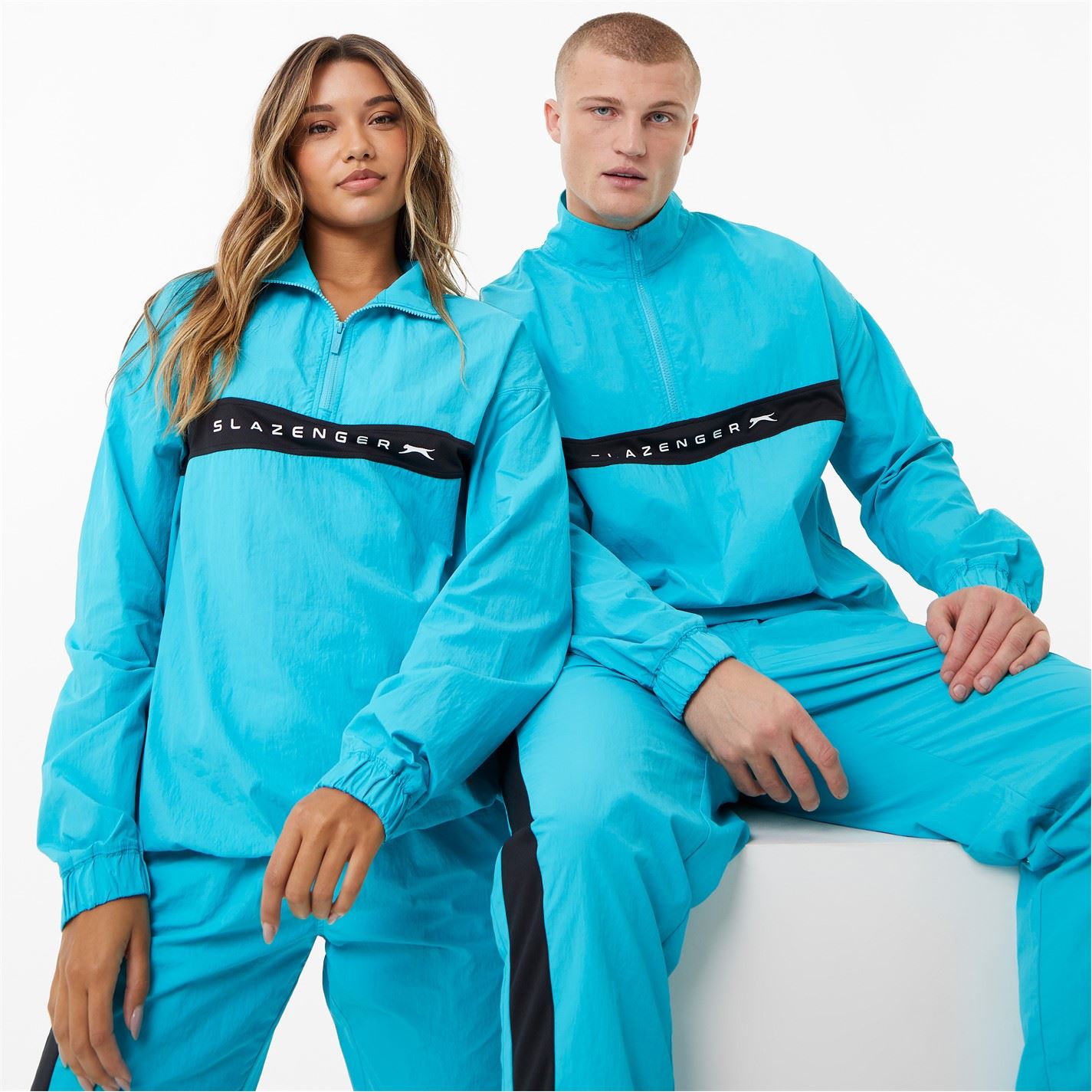 Slazenger Ft. Aitch Contrast Half Zip Track Top