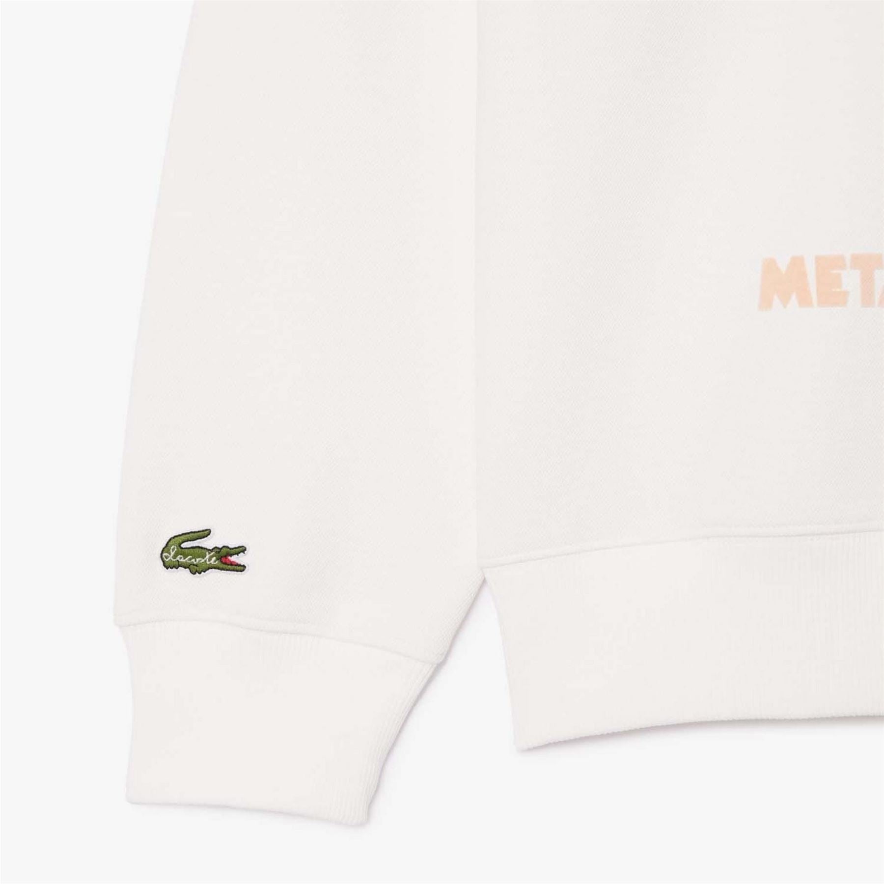 Lacoste Patent Motif Piqué Jogger Sweatshirt