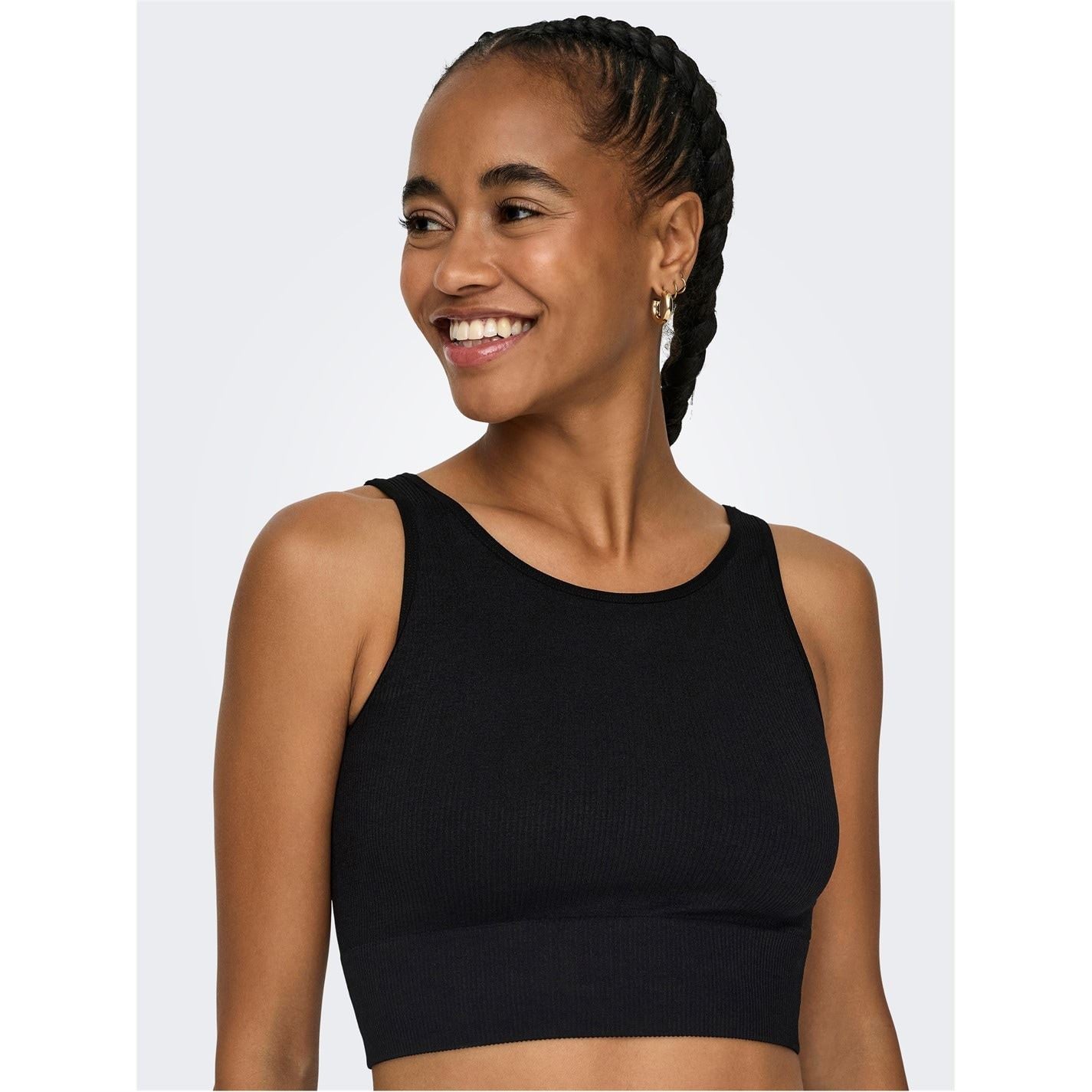 Only Play Seamless Short Training Crop Top