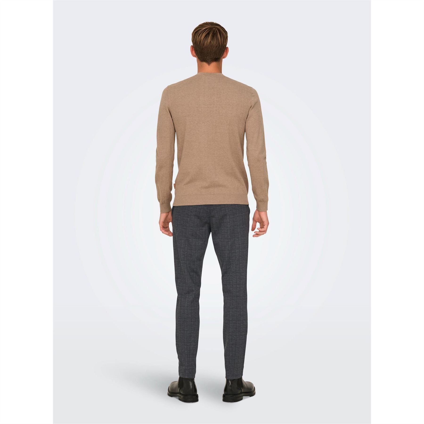 Only Plaid Slim Five Pocket Chinos