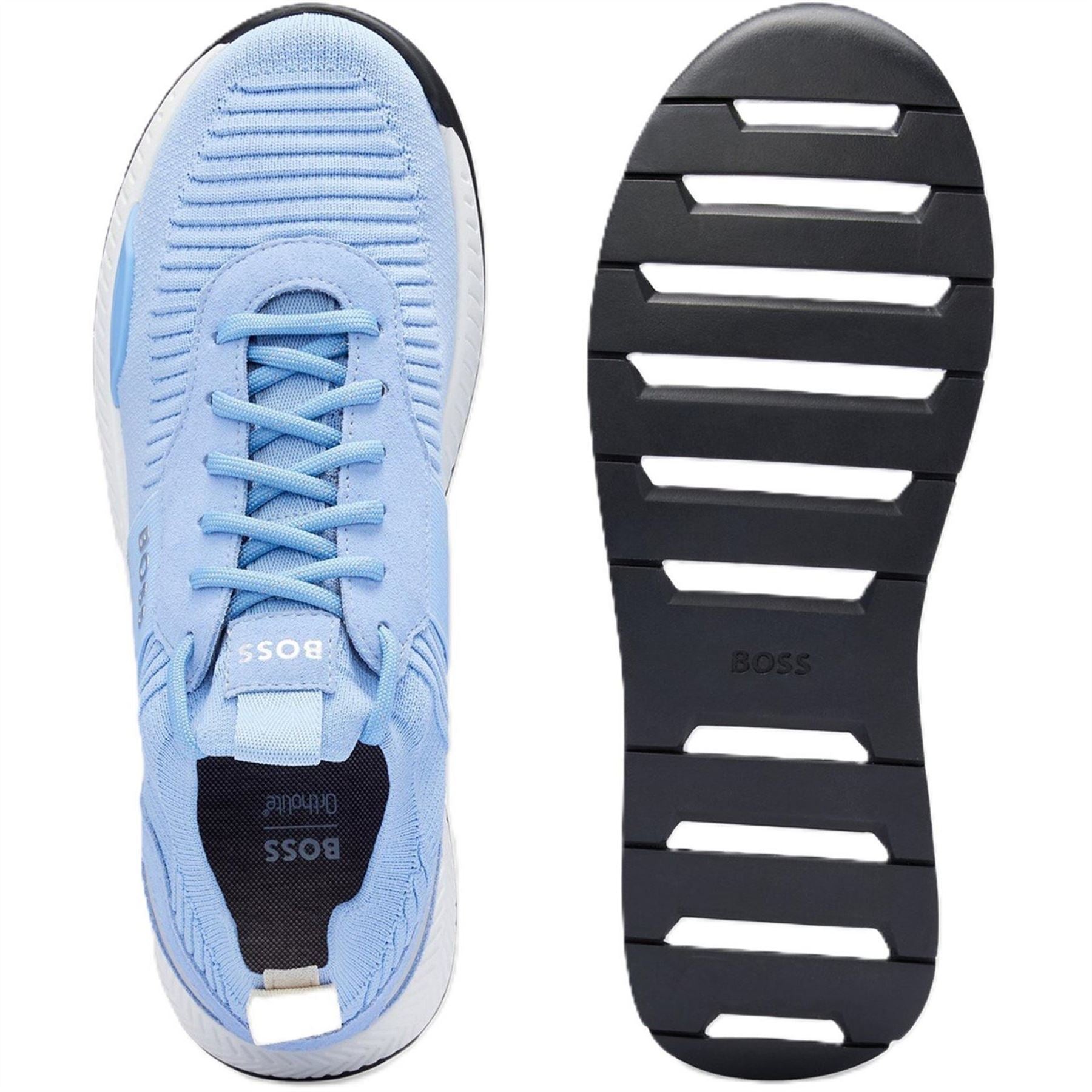 Boss Titanium Knit Trainers, Comfortable Design