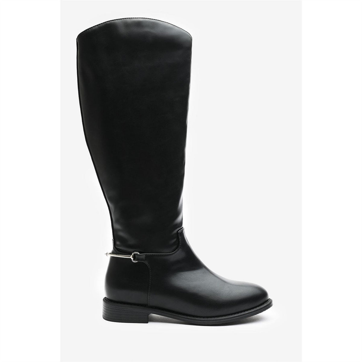 Wheres That From Flat Knee High Boots with Zipper