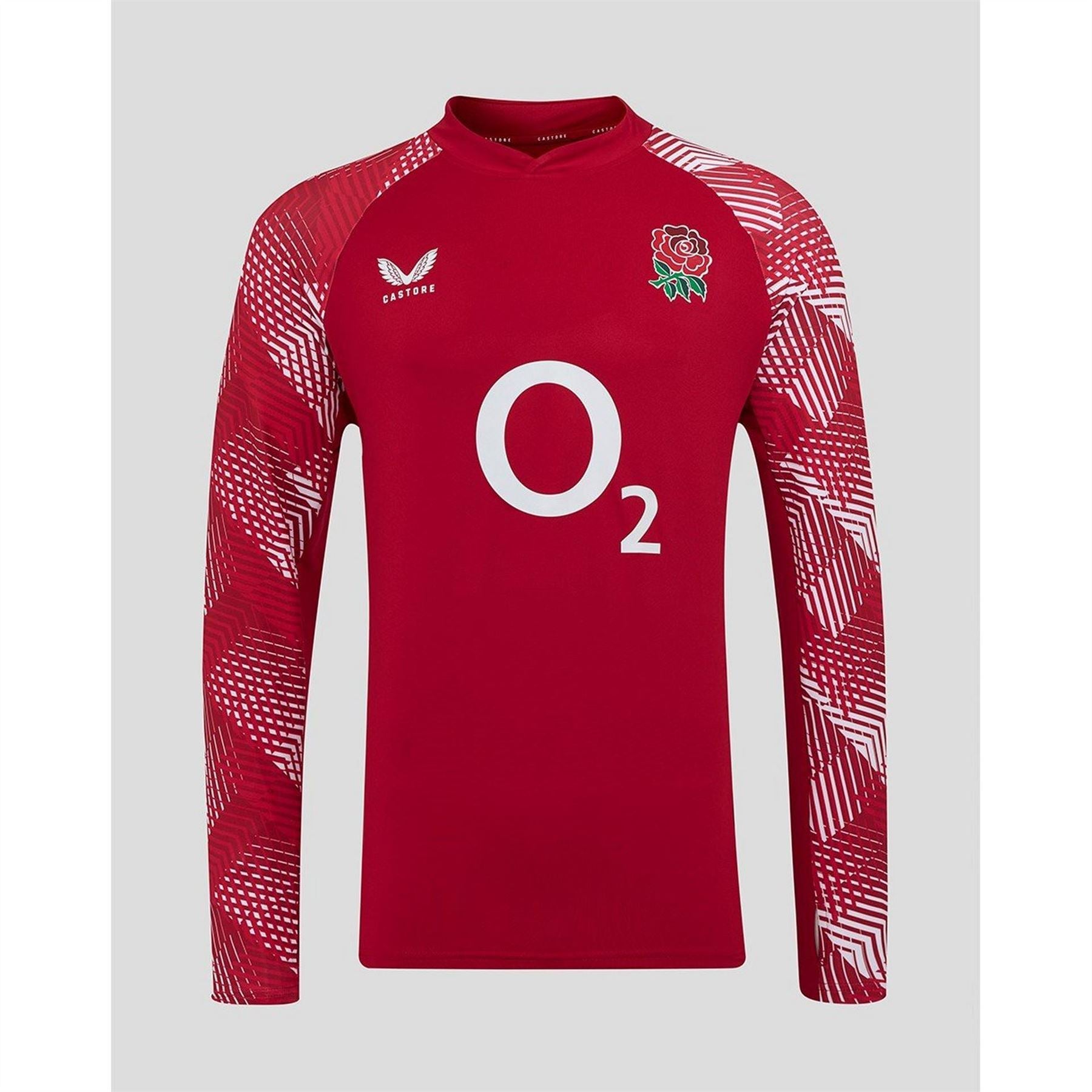 Castore England Rugby Pre Match Drill Top 2025 Adults