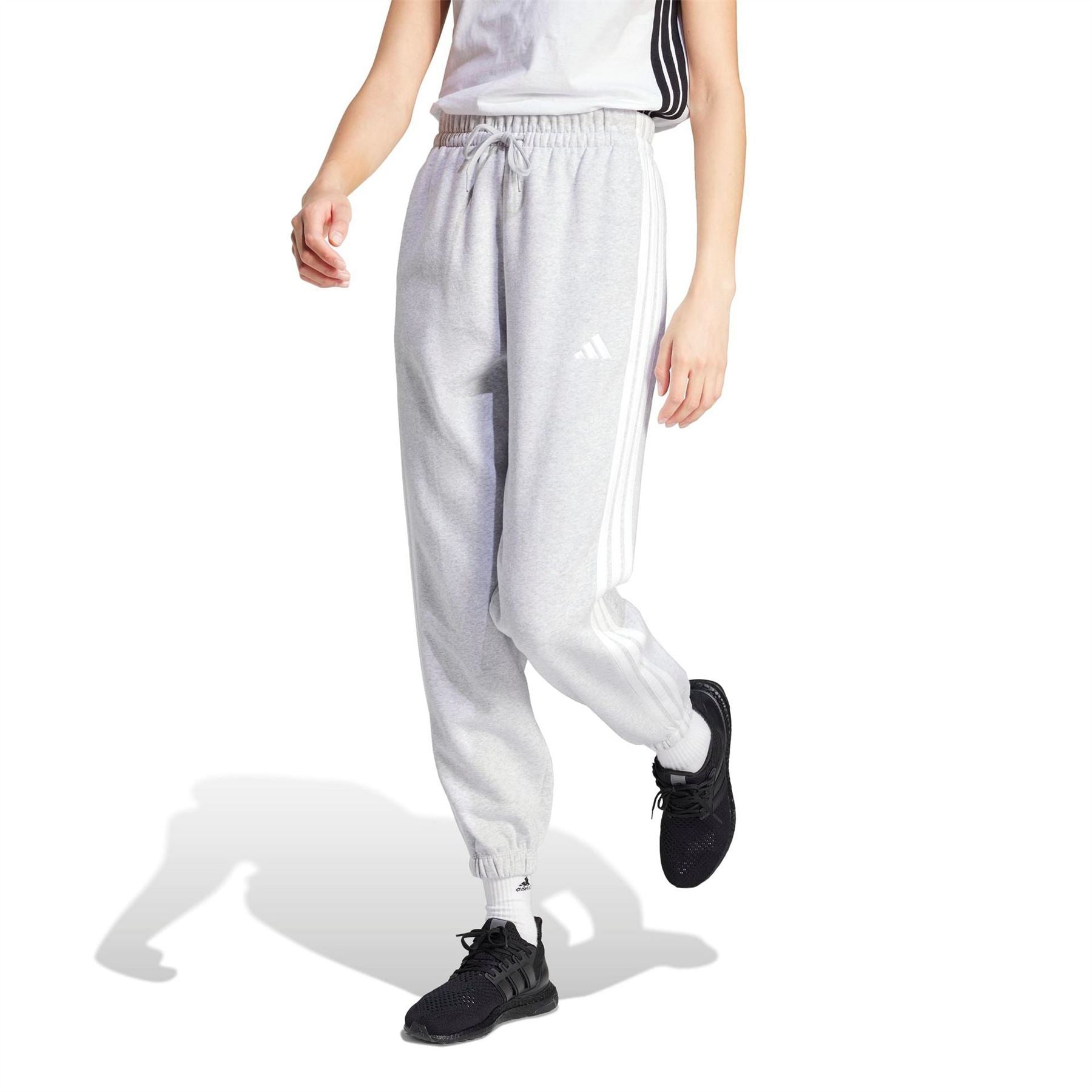 adidas Womens Essentials 3 Stripes Pants Slim