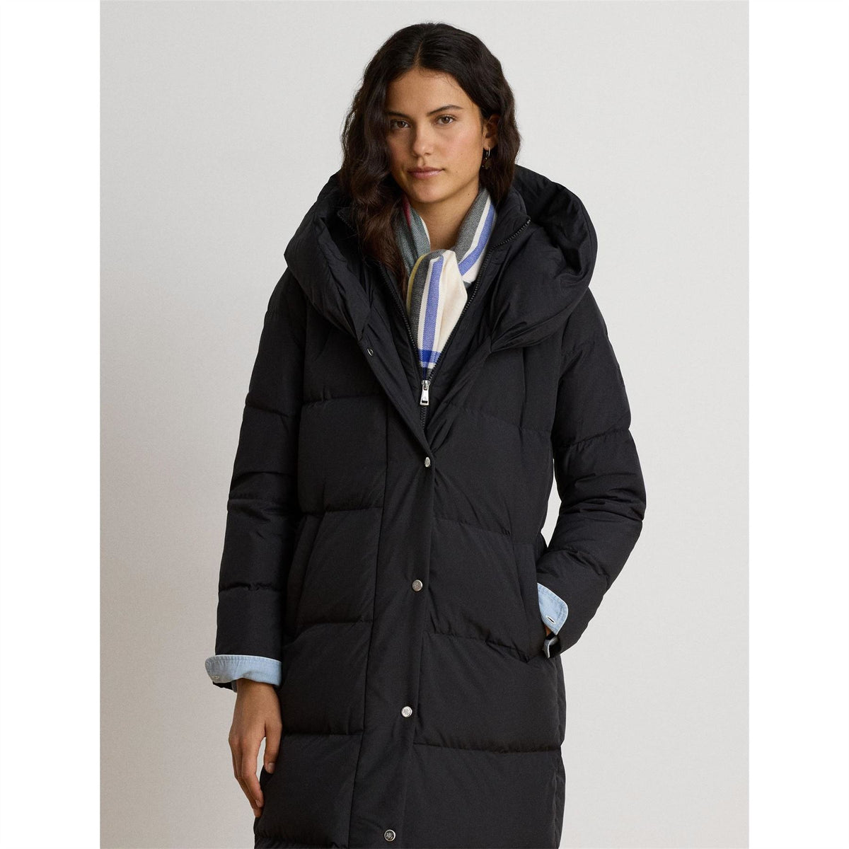 Lauren by Ralph Lauren Vesty Longline Hooded Puffer Jacket