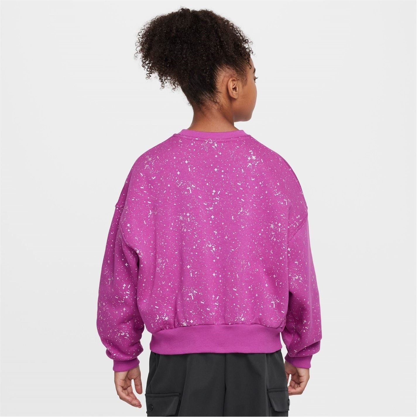 Nike Sportswear Club Fleece Big Kids (girls) Boxy Crew
