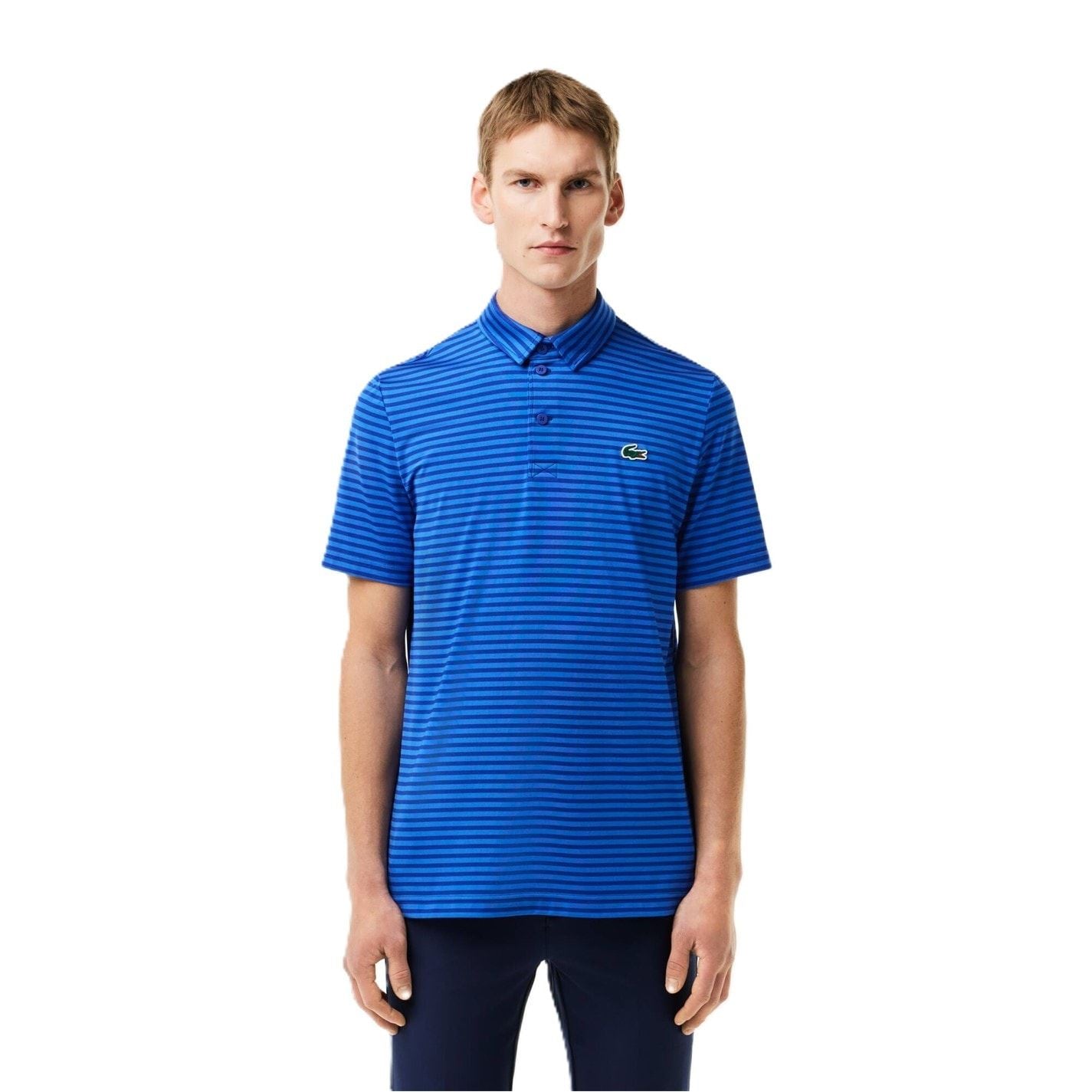 Lacoste Crocodile Logo Collared Neck Short Sleeve Polo Shirt