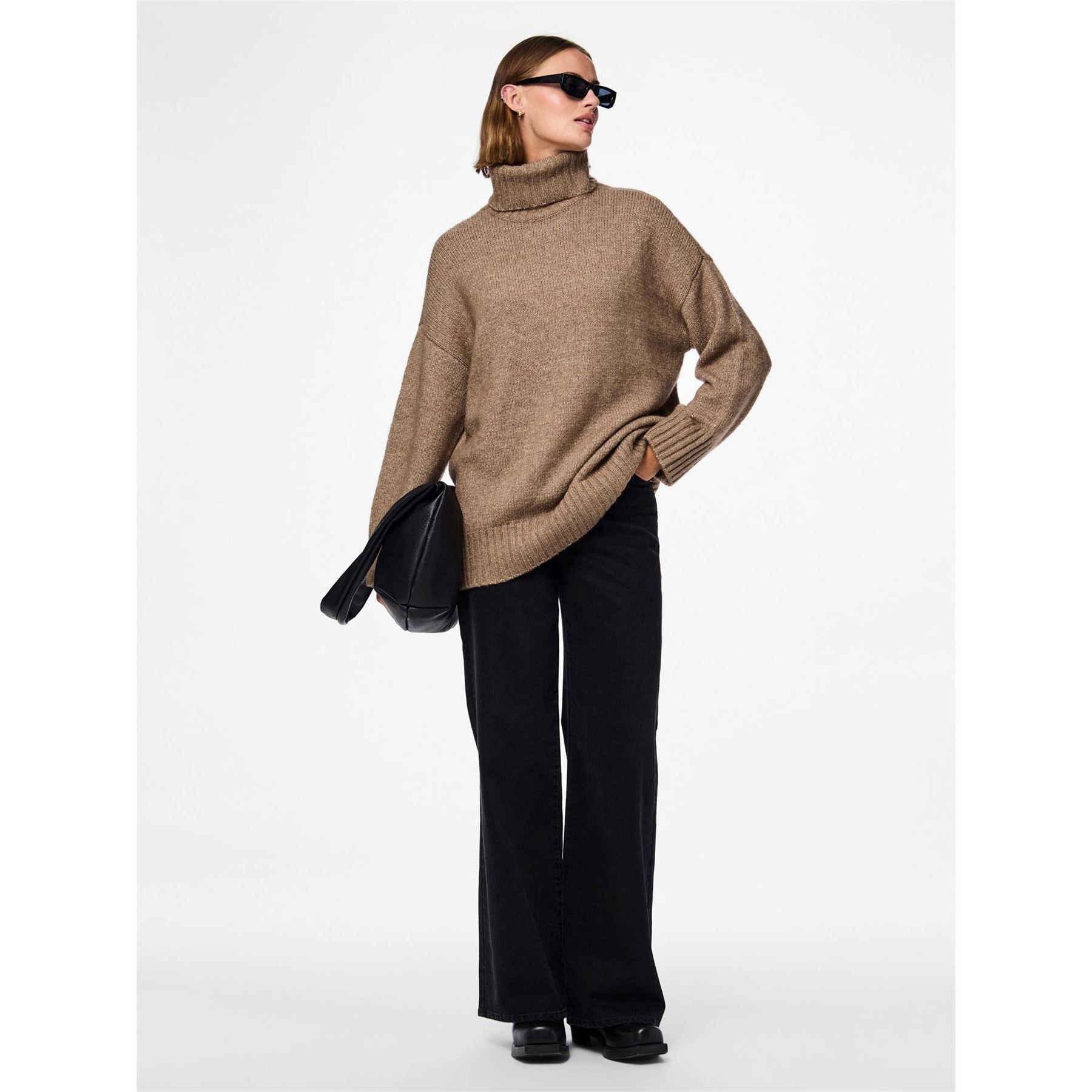 Pieces Oversize Fit Drop Shoulder Sweatshirt