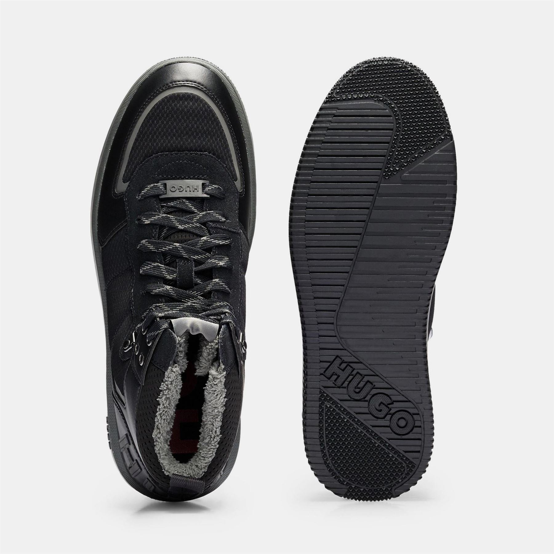 Hugo Kilian Hito High Top Lace Up Sneakers