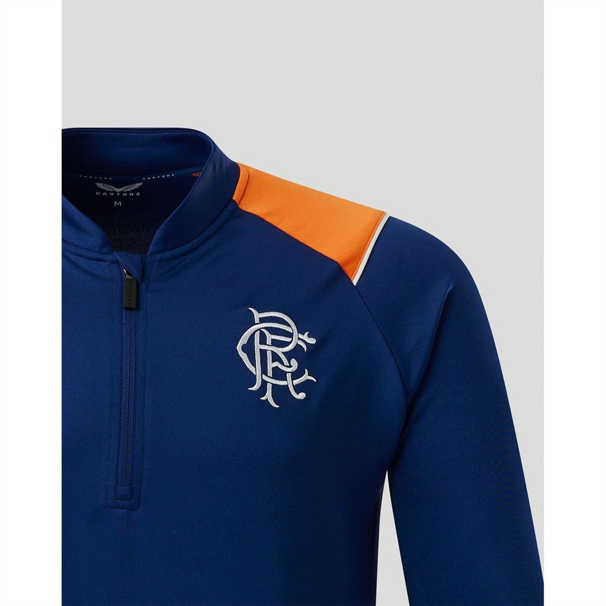 Castore Rangers FC Zip Neck Regular Fit Sweatshirt