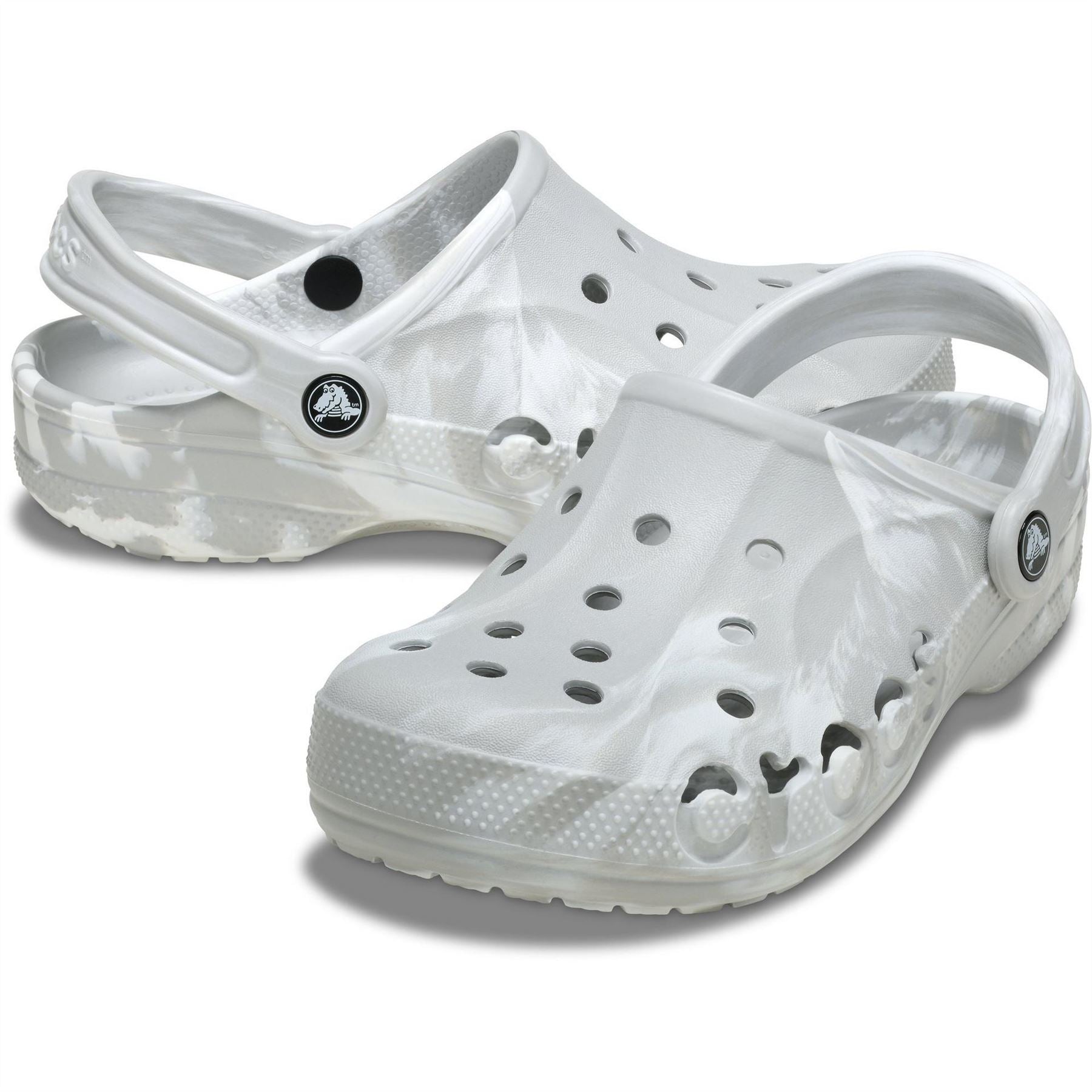 Crocs Baya Marble Patterned Clogs