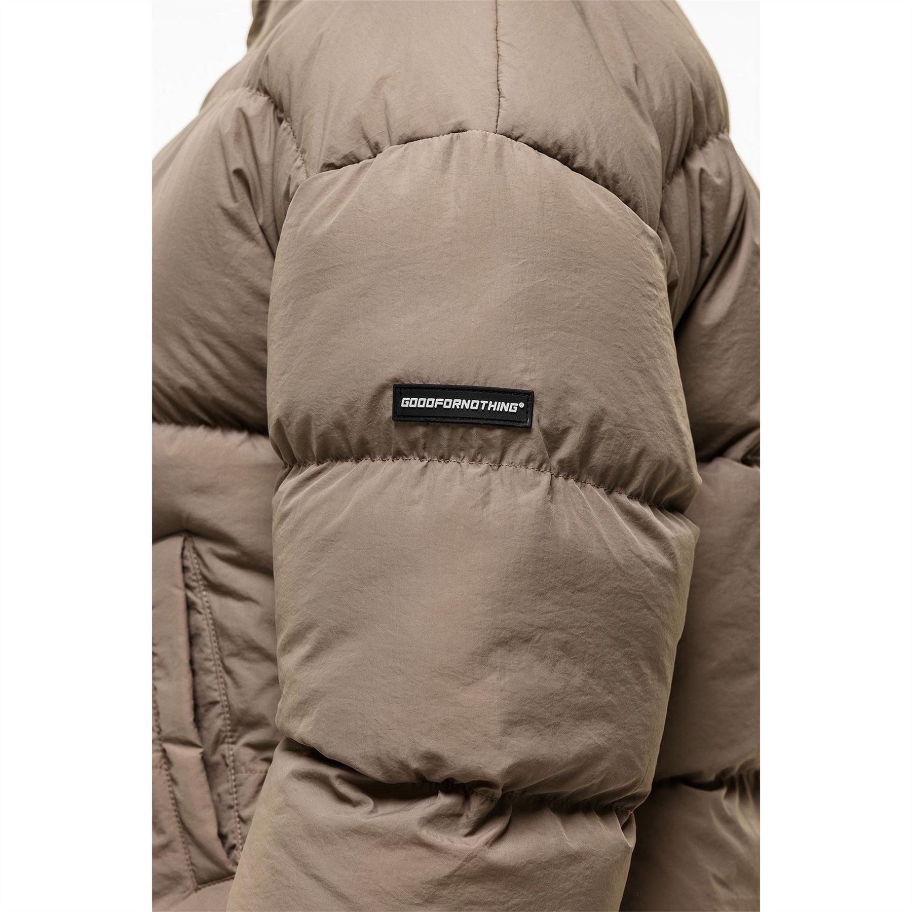 Good For Nothing Womens Technical Funnel Neck Puffer Jacket