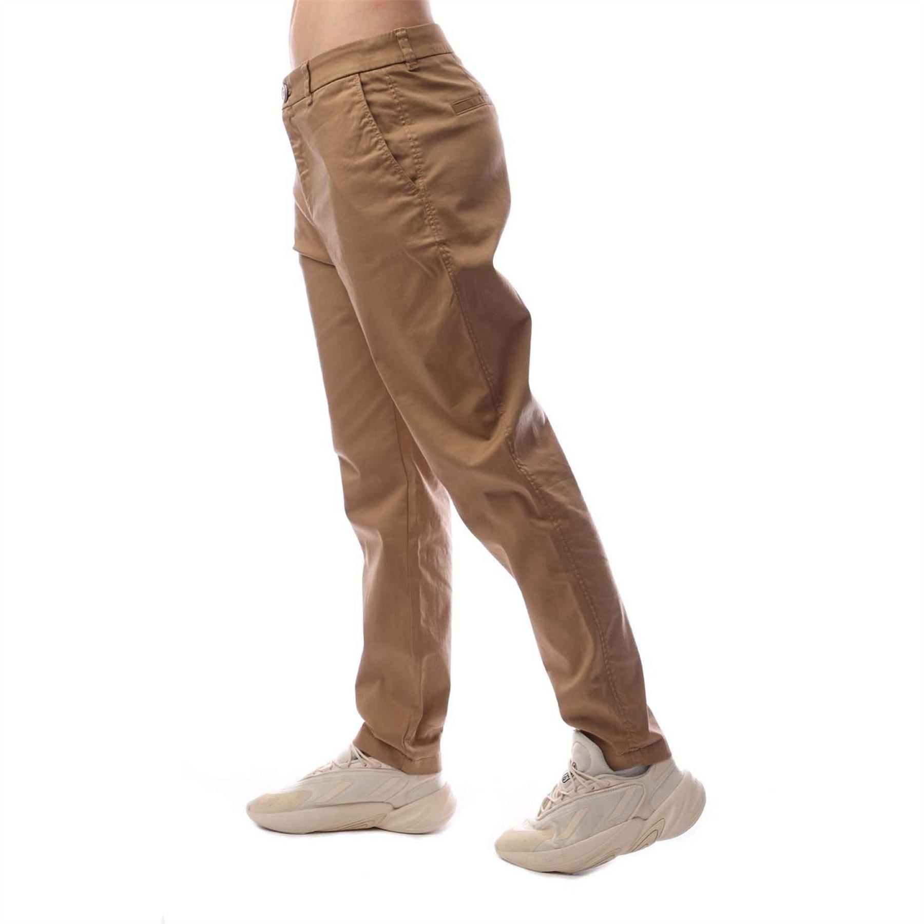 Boss Solid Patterned Slim Cut Trousers