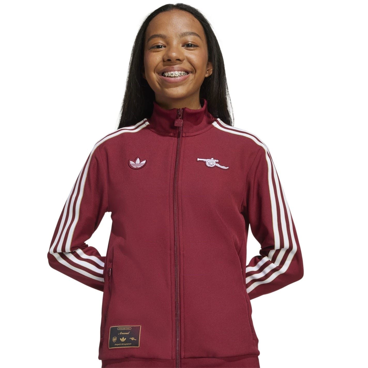 adidas Arsenal Icons Tracksuit Top Juniors