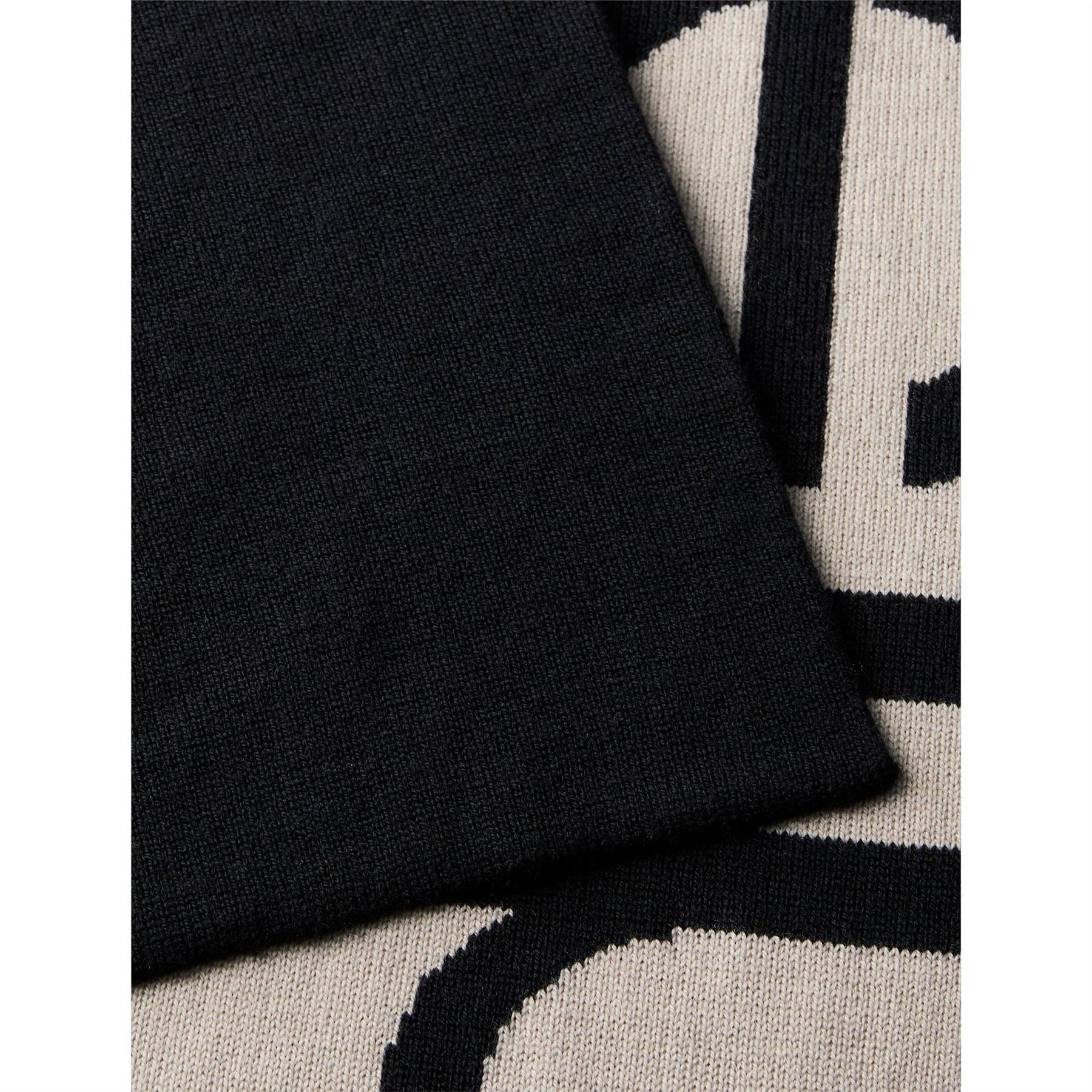 Calvin Klein Oblong Logo Print Scarf with Logo