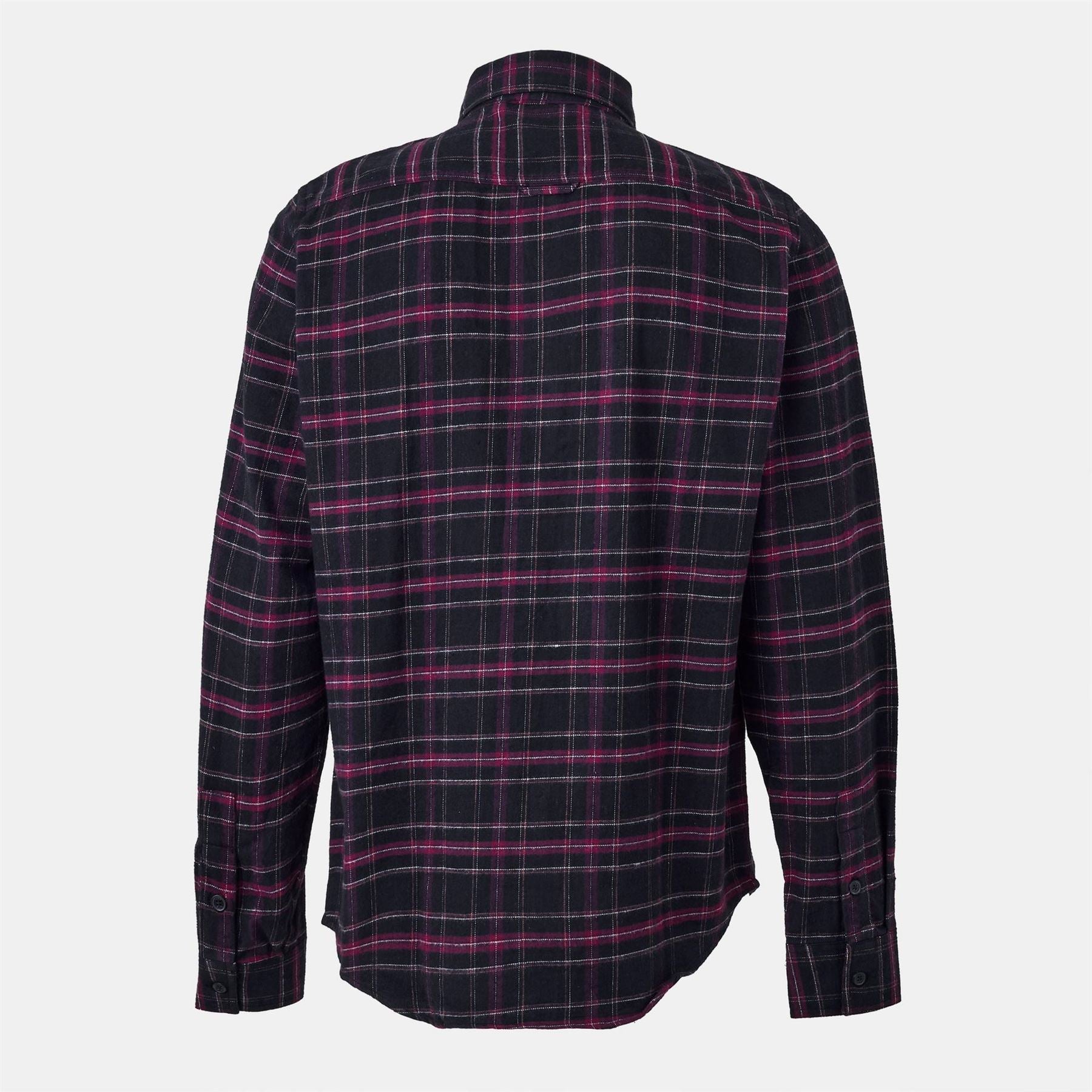 Luke Johnny Mase 2 Plaid Snap Button Overshirt with Chest Pocket