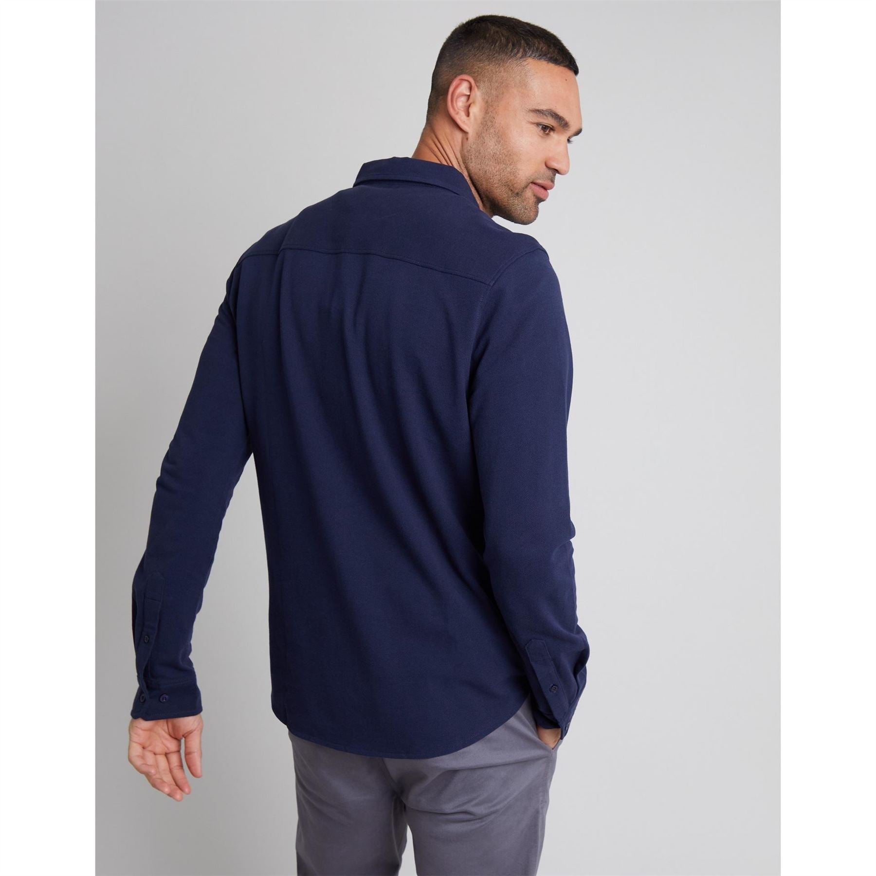 Threadbare Regular Fit Long Sleeve Shirt