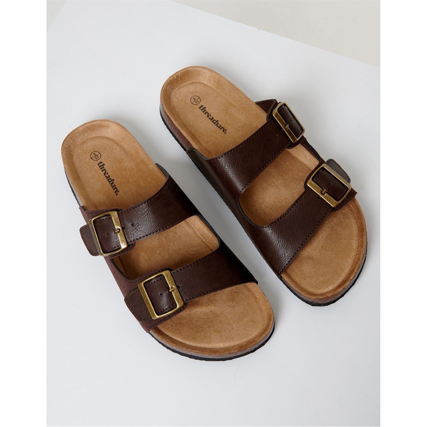 Threadbare Atticus Open Toe Slide Sandals