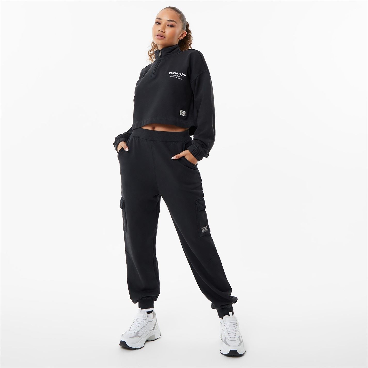 Everlast Womens Crop Zip Up