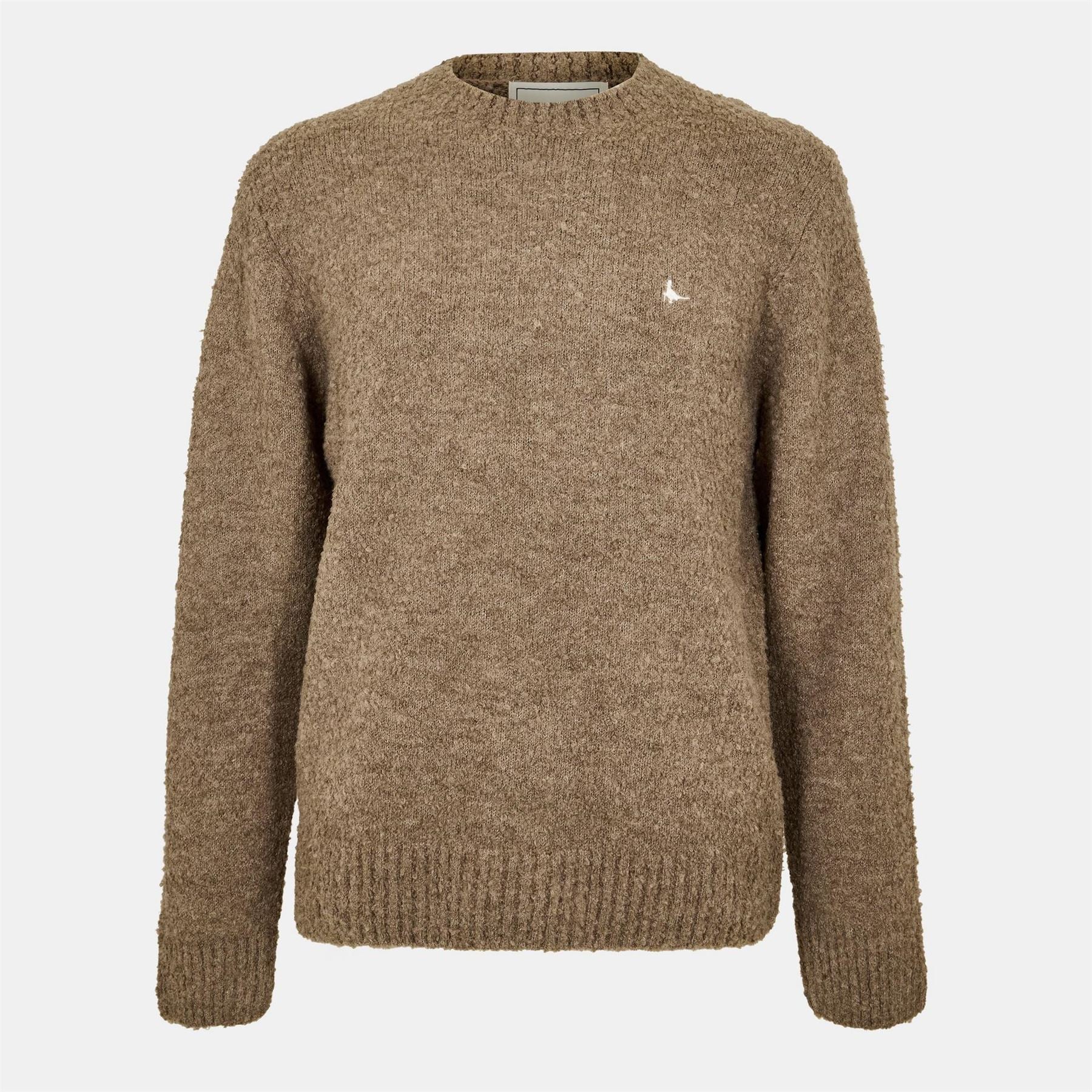 Jack Wills Boucle Jumper Long Sleeve Men Sweater