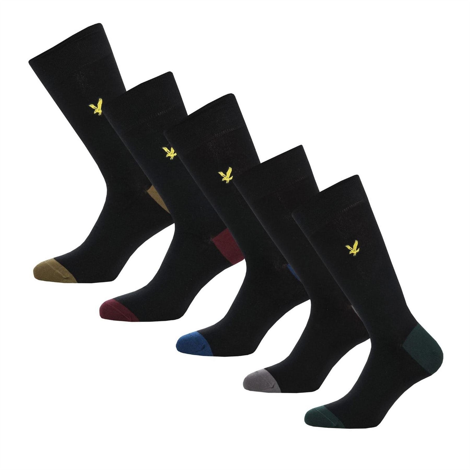 Lyle and Scott Pack Of Contrast Socks