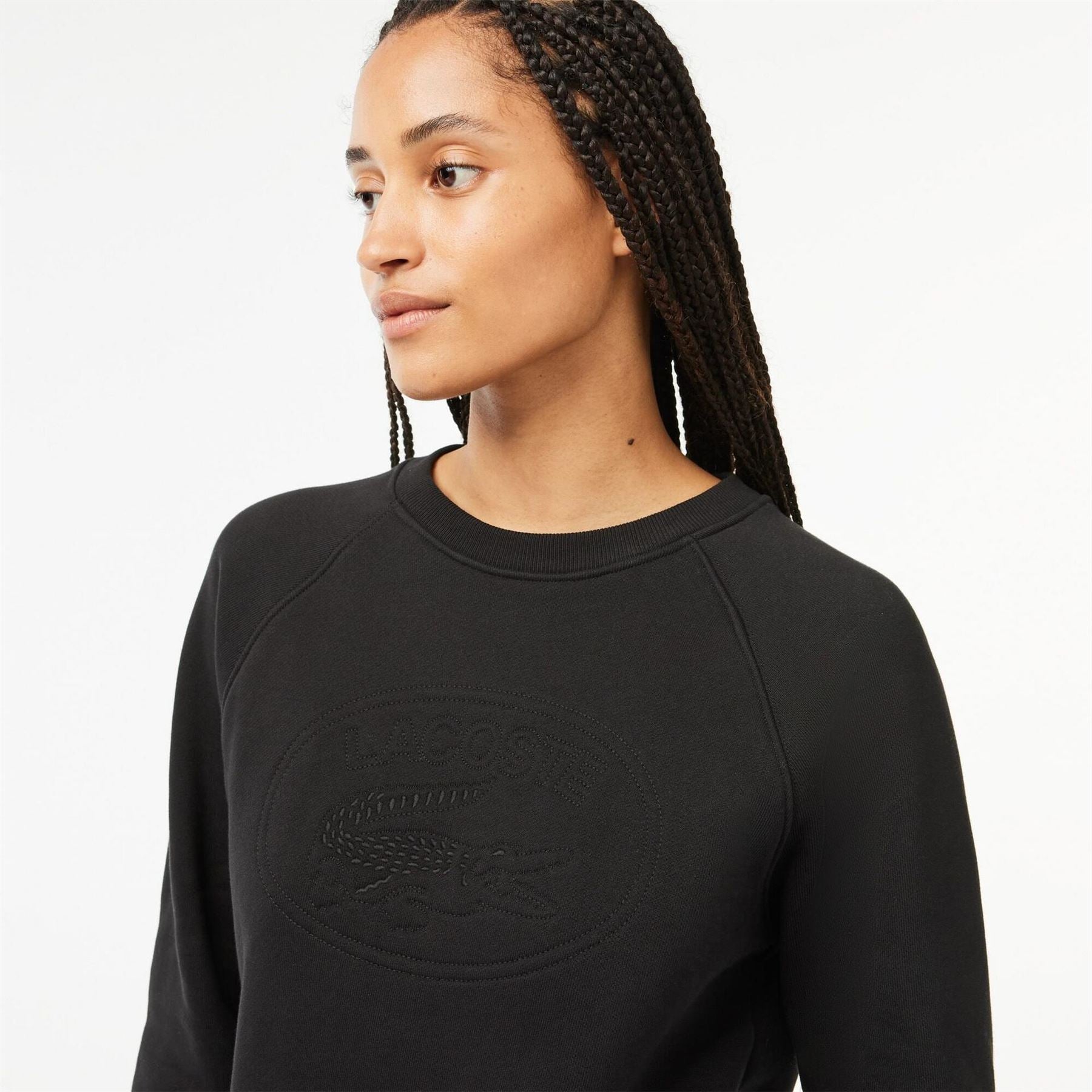 Lacoste Crocodile Print Crew Neck Regular Fit Sweater