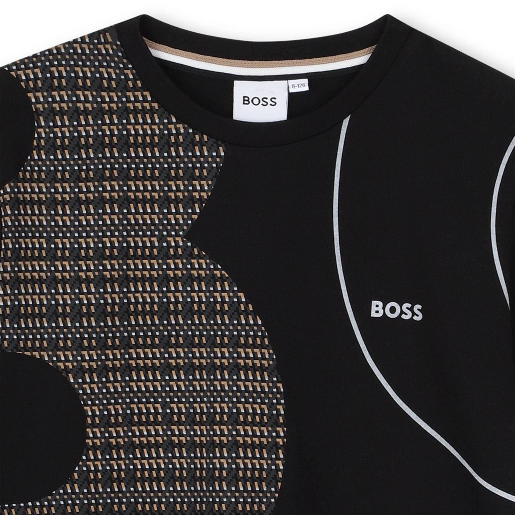 Boss Graphic Regular Fit Crew Neck T-Shirt