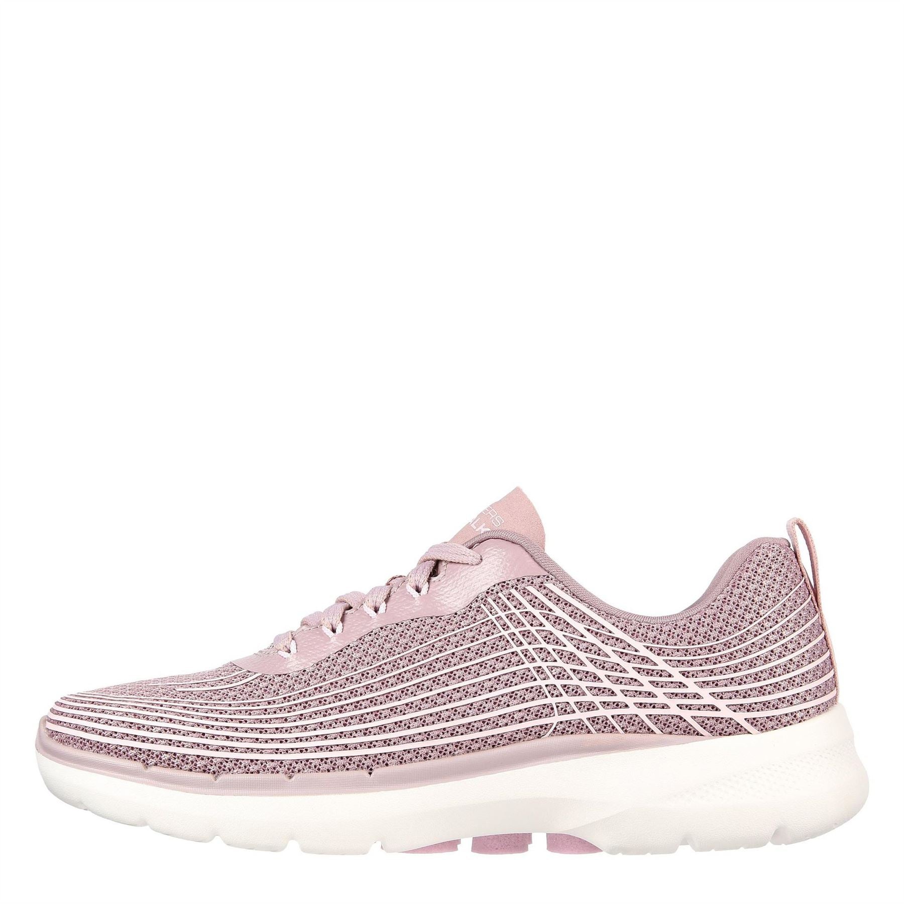Skechers Womens Mesh Lace Up W Haptic Prin Slip On Trainers