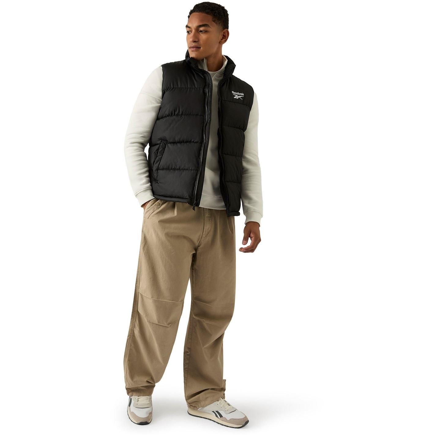 Reebok  Heavyweight Quilted Puffer Gilet
