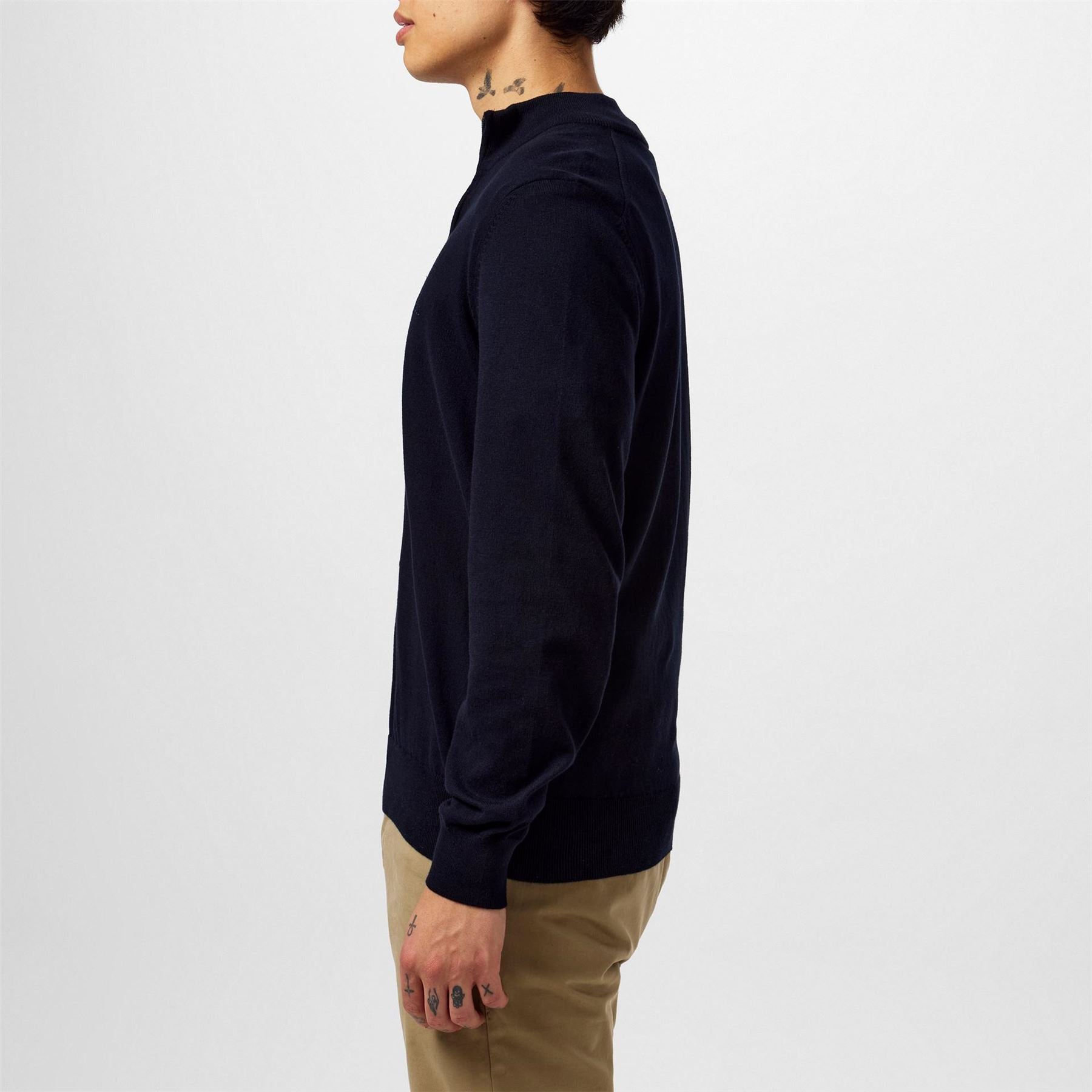 Boss Padro L Zipped Quarter Zip Jumper