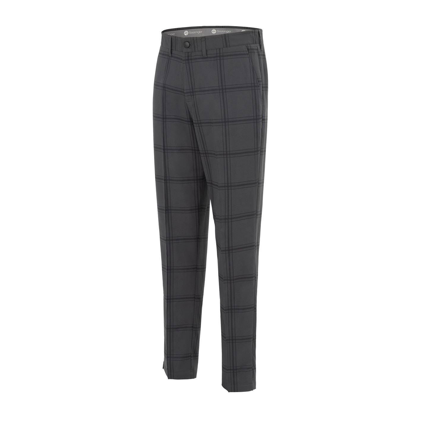 Slazenger Mens Check Golf Trousers