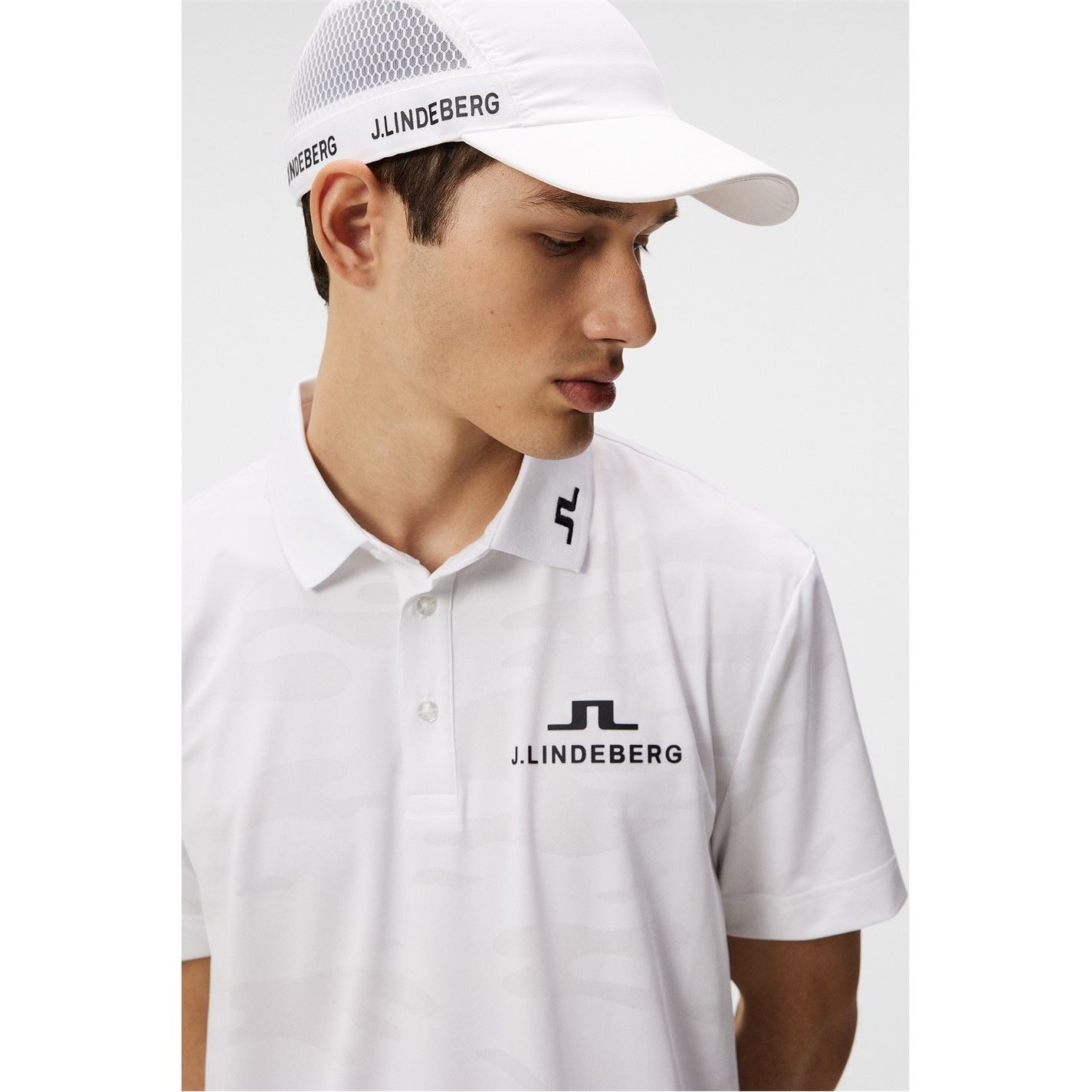 J Lindeberg Golf Short Sleeve Performance Polo Shirt