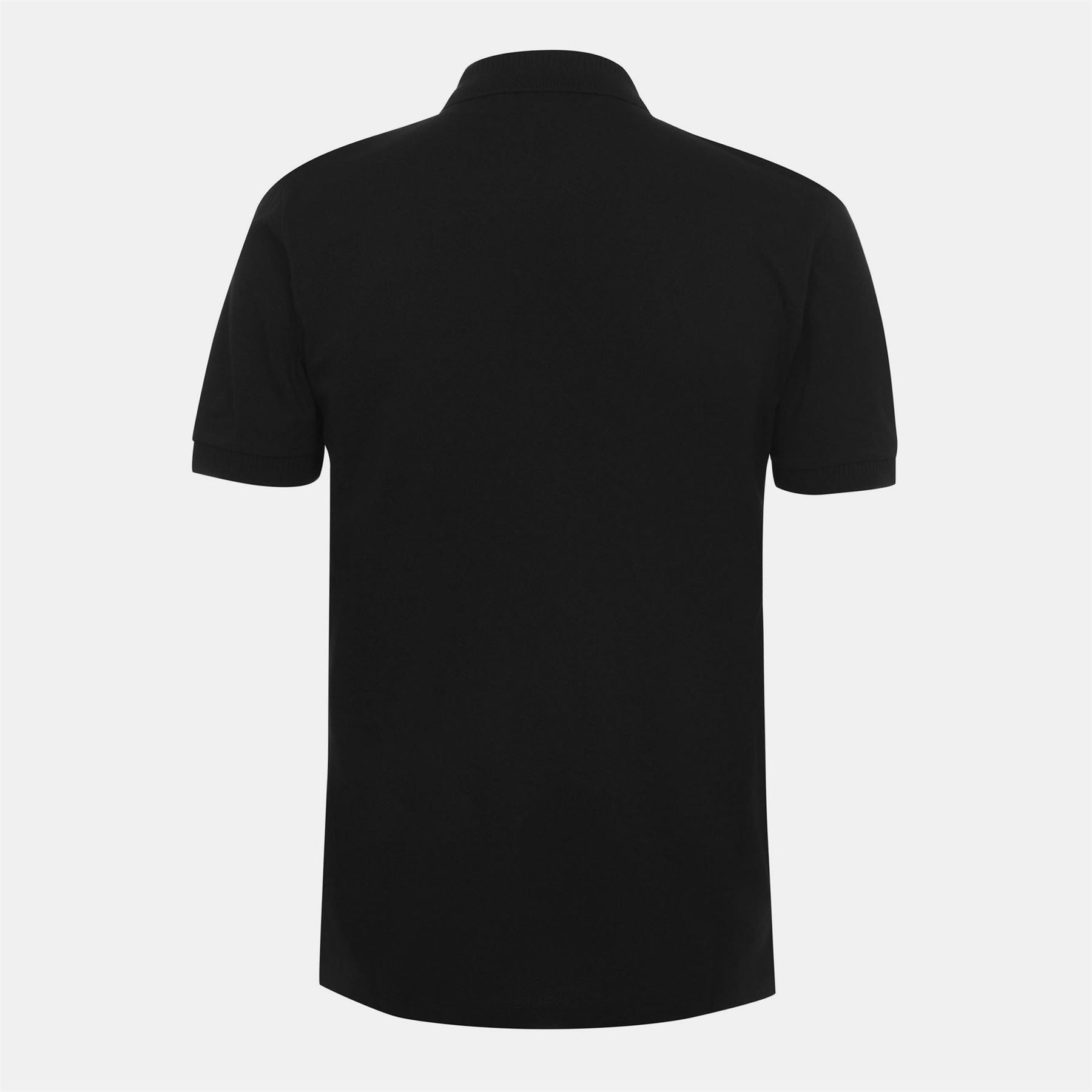 Hugo HUGO Deruso Short Sleeve Polo Shirt with Logo Detail and Ribbed Collar   Premium Cotton