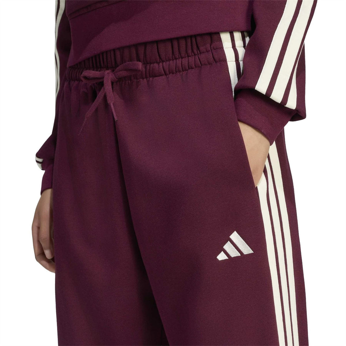 adidas Womens Essentials 3 Stripes Pants Slim