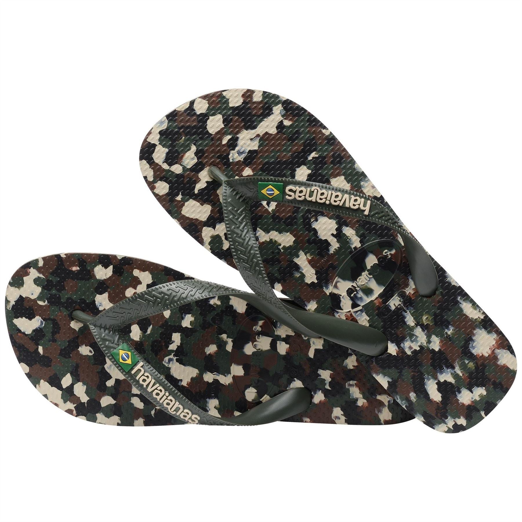 Havaianas Hav. Brasil Tech Ii Navy Blue 33 34 Flip Flops Womens